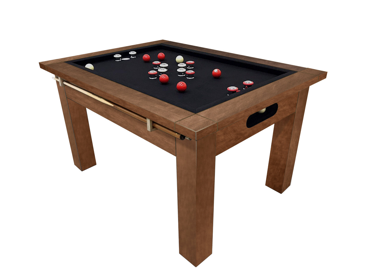 Legacy Billiards Baylor Bumper Pool Table in Walnut Finish