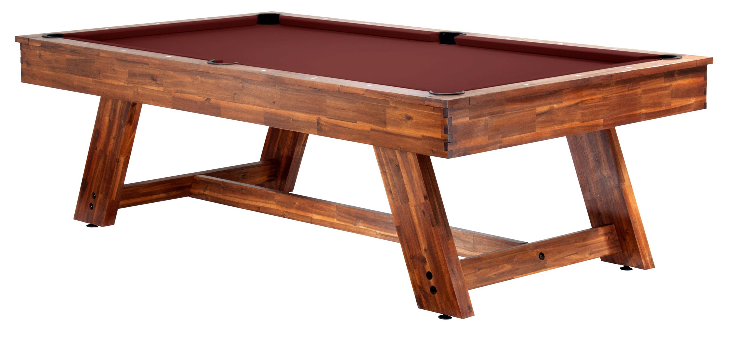 FINISH-Natural Acacia-CLOTH-Burgundy
