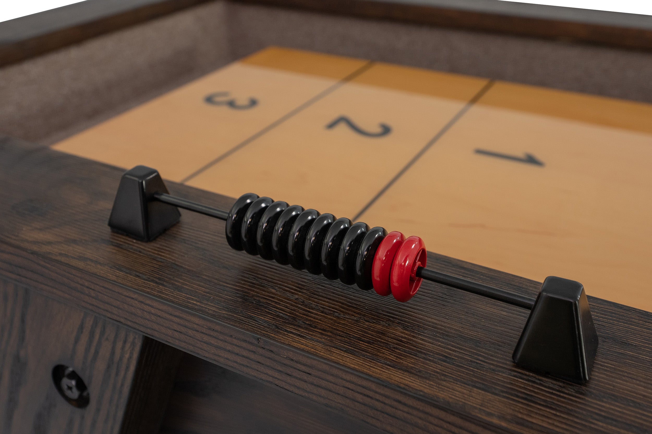 Legacy Billiards 9 Ft Barren Shuffleboard Abacus Scorer