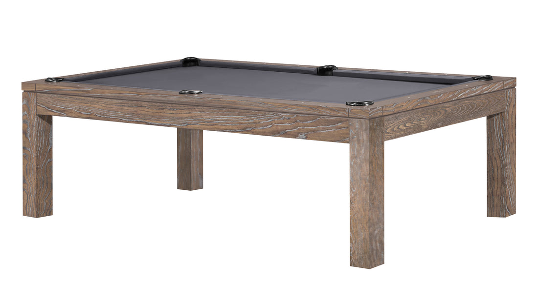 Legacy Billiards 8 Ft Baylor II Pool Table in Smoke Finish with Grey Cloth - Primary Image