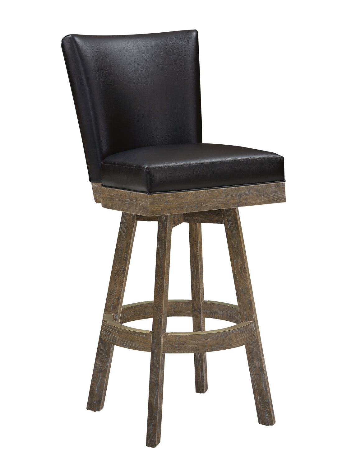 Legacy Billiards Classic Flex Back Barstool in Smoke Finish - Main Image