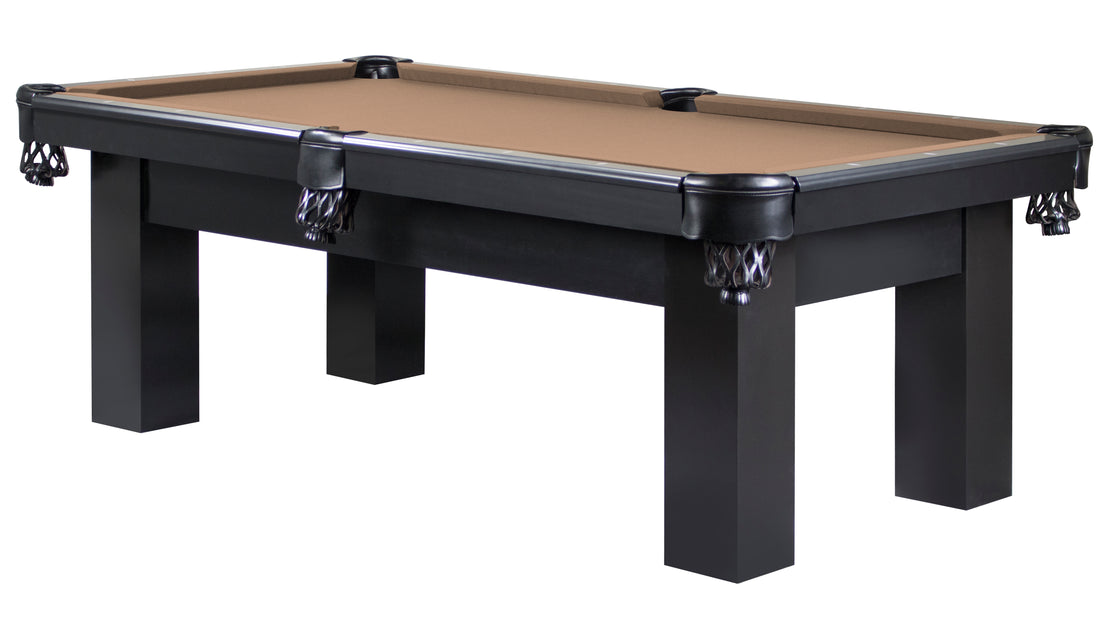 Legacy Billiards 7 Ft Colt Pool Table in Raven Finish with Desert Cloth - Primary Image