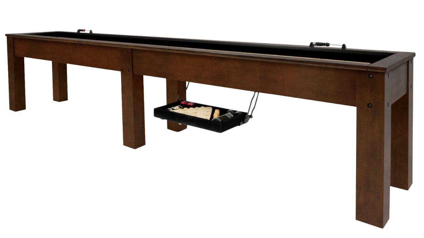Legacy Billiards Colt 12 Foot Shuffleboard in Nutmeg Finish