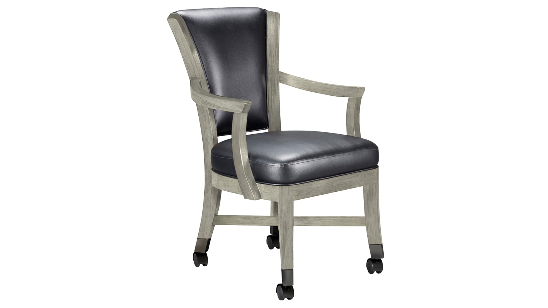 Legacy Billiards Elite Caster Game Chair in Ash Grey Indoor Finish