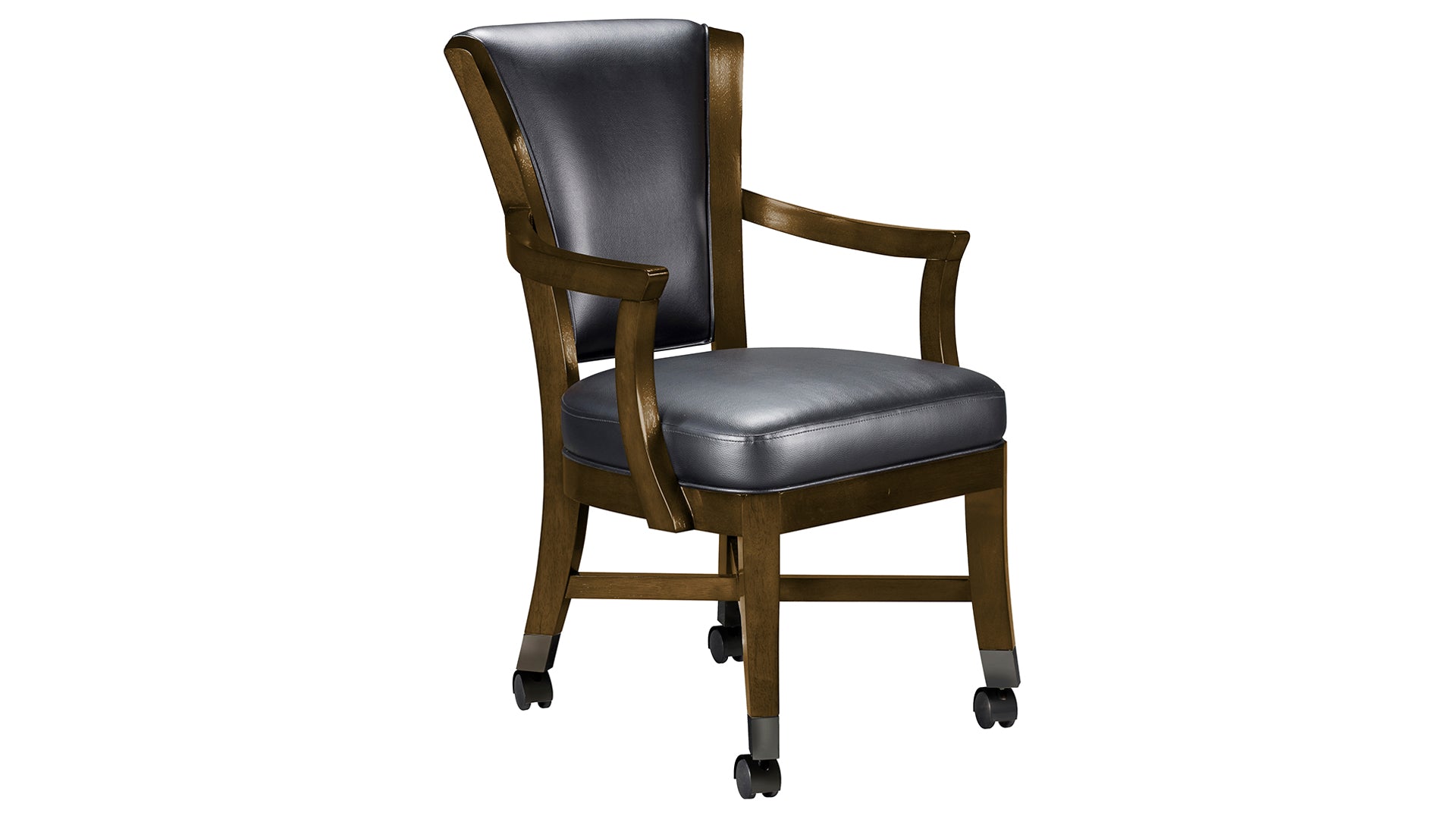 Legacy Billiards Elite Caster Game Chair in Nutmeg Finish