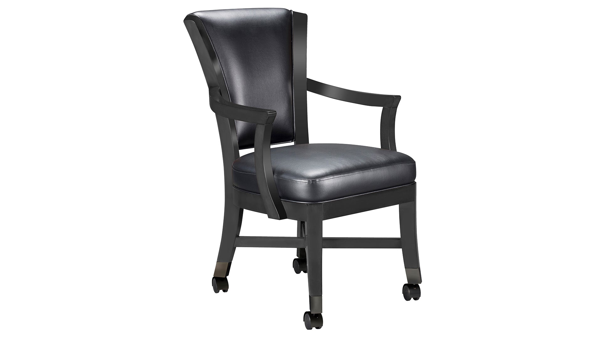 Legacy Billiards Elite Caster Game Chair in Raven Finish