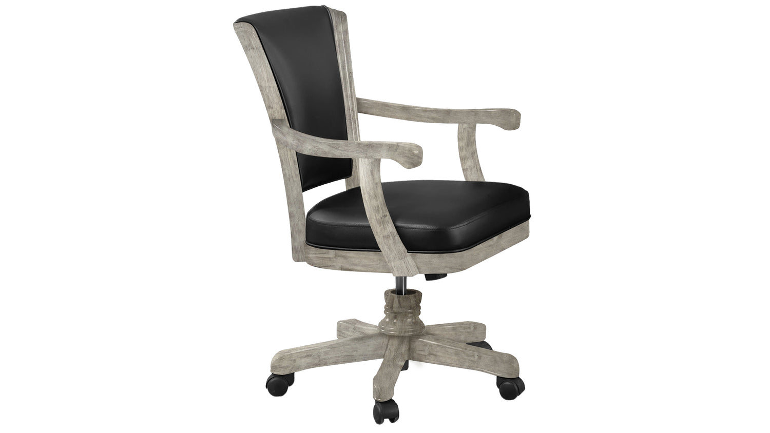 Legacy Billiards Elite Gas Lift Game Chair in Ash Grey Indoor Finish