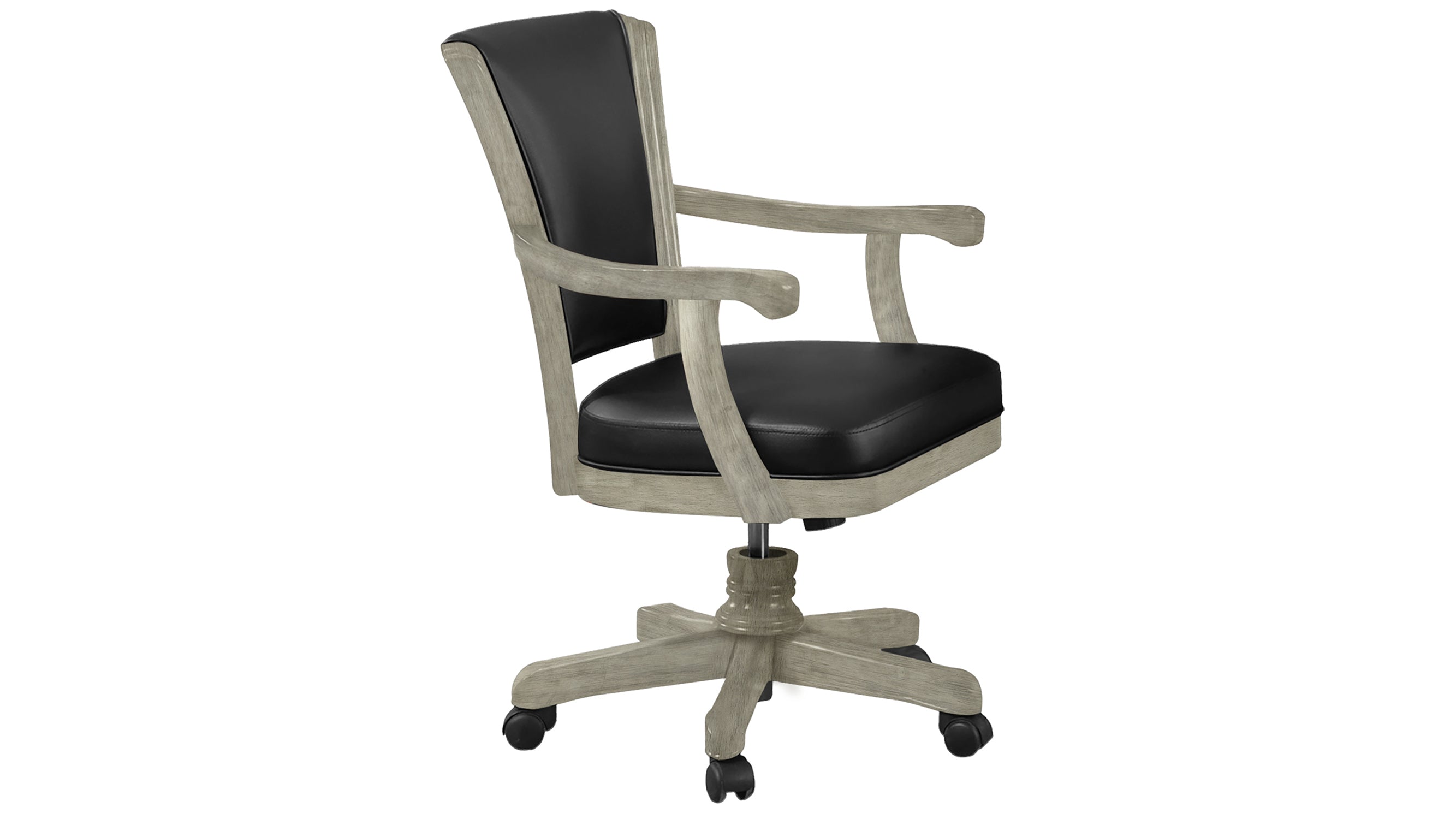Legacy Billiards Elite Gas Lift Game Chair in Ash Grey Indoor Finish