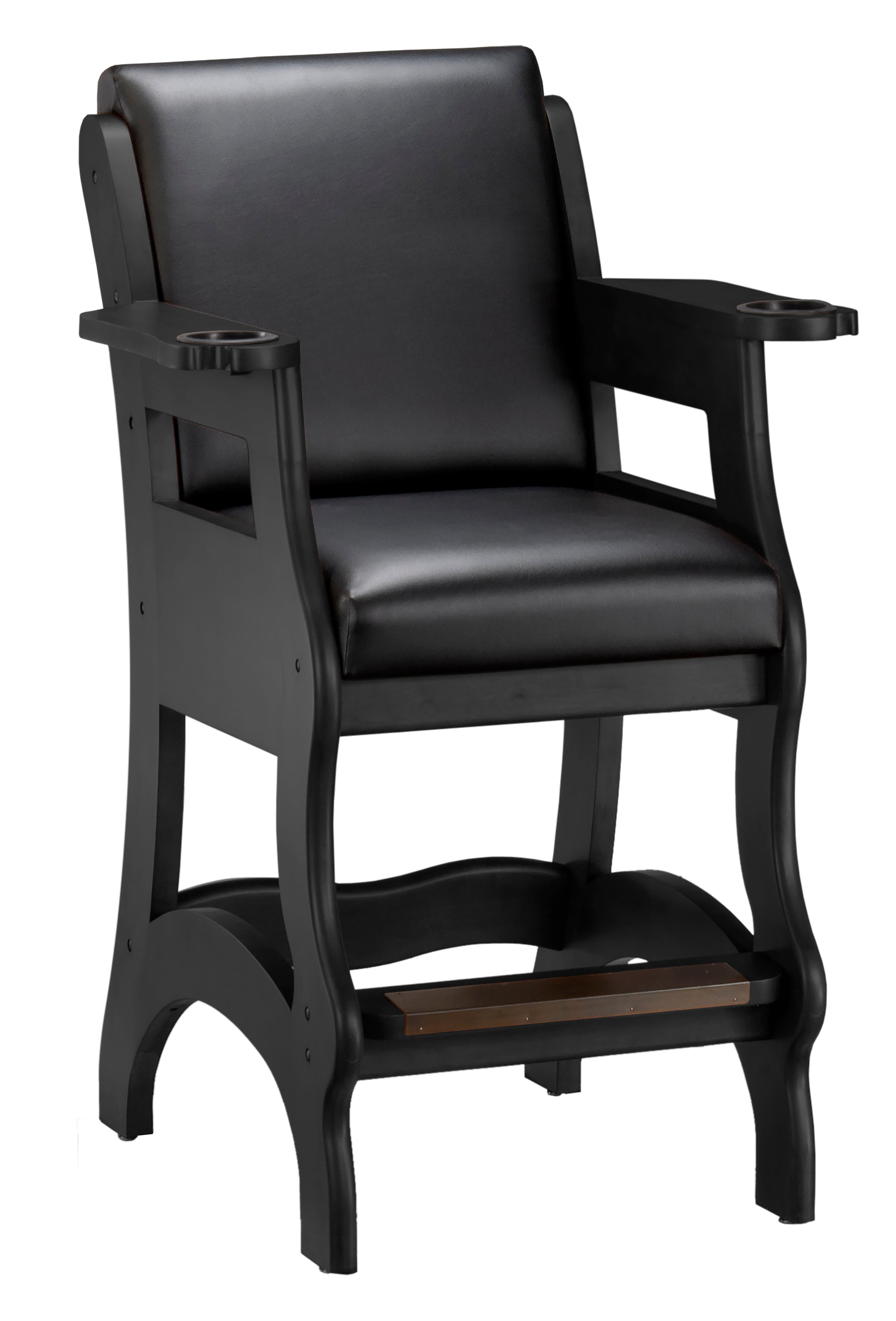 Legacy Billiards Elite Spectator Chair in Raven Finish