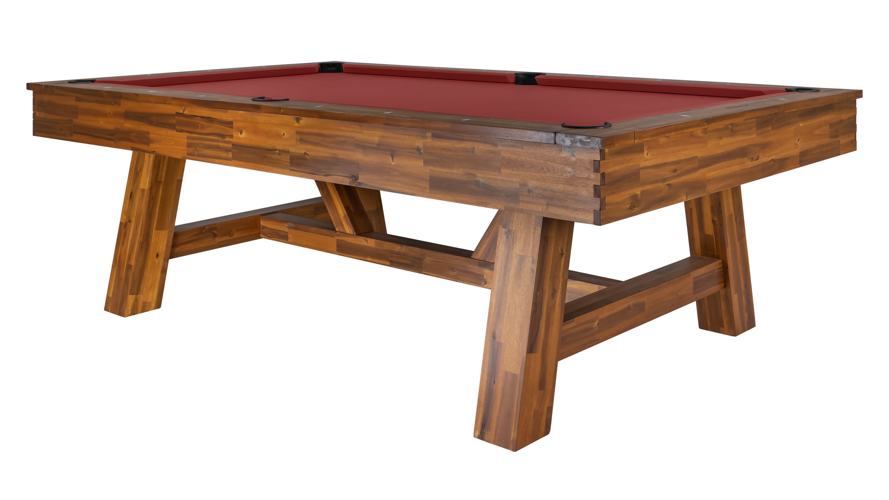 FINISH-Natural Acacia-CLOTH-Burgundy