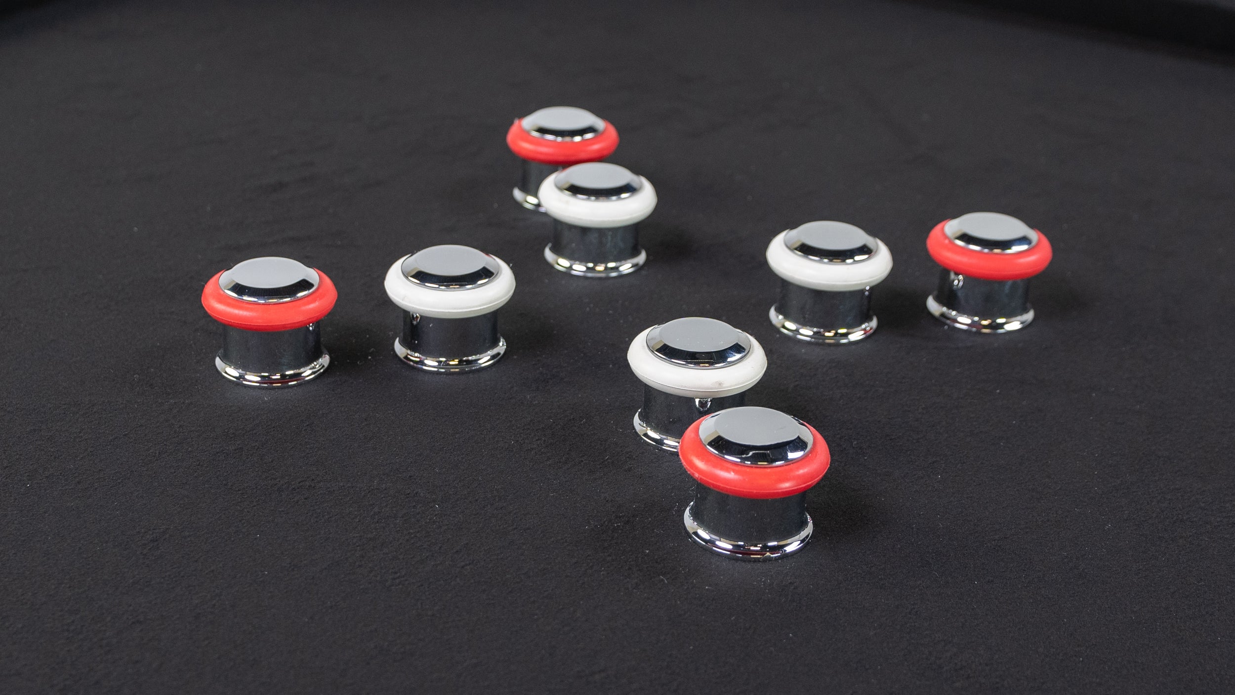 Legacy Billiards Heritage 3 in 1 Game Table with Poker, Dining and Bumper Pool in Overcast Finish - Bumpers Closeup