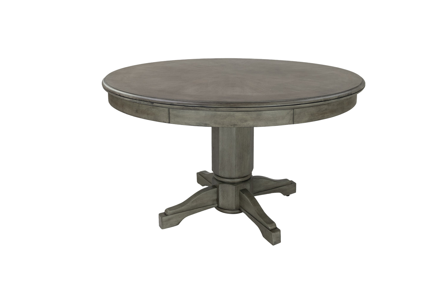 Legacy Billiards Heritage 3 in 1 Game Table with Poker, Dining and Bumper Pool in Overcast Finish - Dining Top