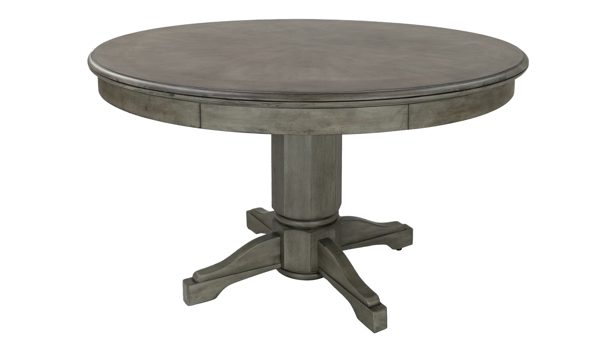 Legacy Billiards Heritage 3 in 1 Game Table with Poker, Dining and Bumper Pool in Overcast Finish - Dining Top