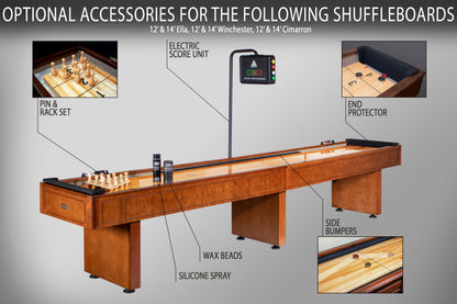 Legacy Billiards Optional Shuffleboard Accessories Less Lights