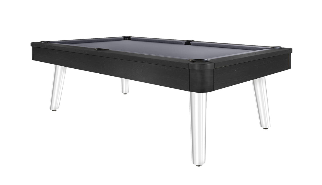 Legacy Billiards Percy Pool Table in Raven Finish with Grey Cloth - Primary Image