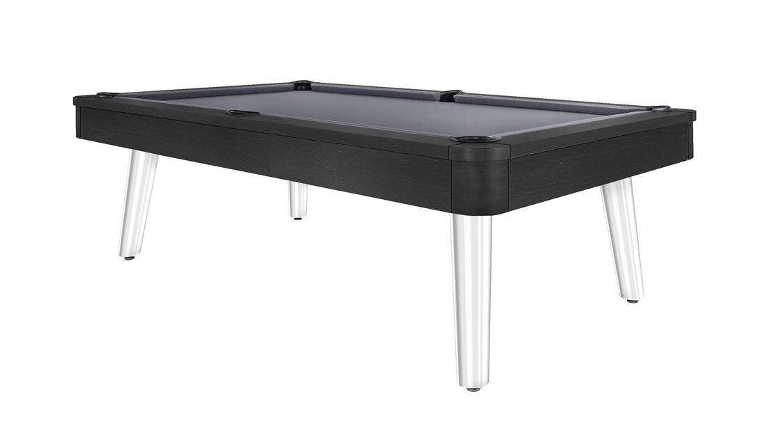 Legacy Billiards Percy Pool Table in Raven Finish with Grey Cloth - Primary Image