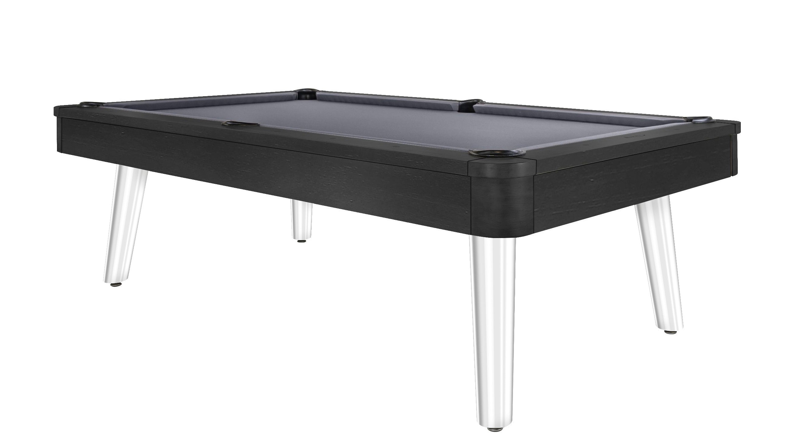 Legacy Billiards Percy Pool Table in Raven Finish with Grey Cloth - Primary Image