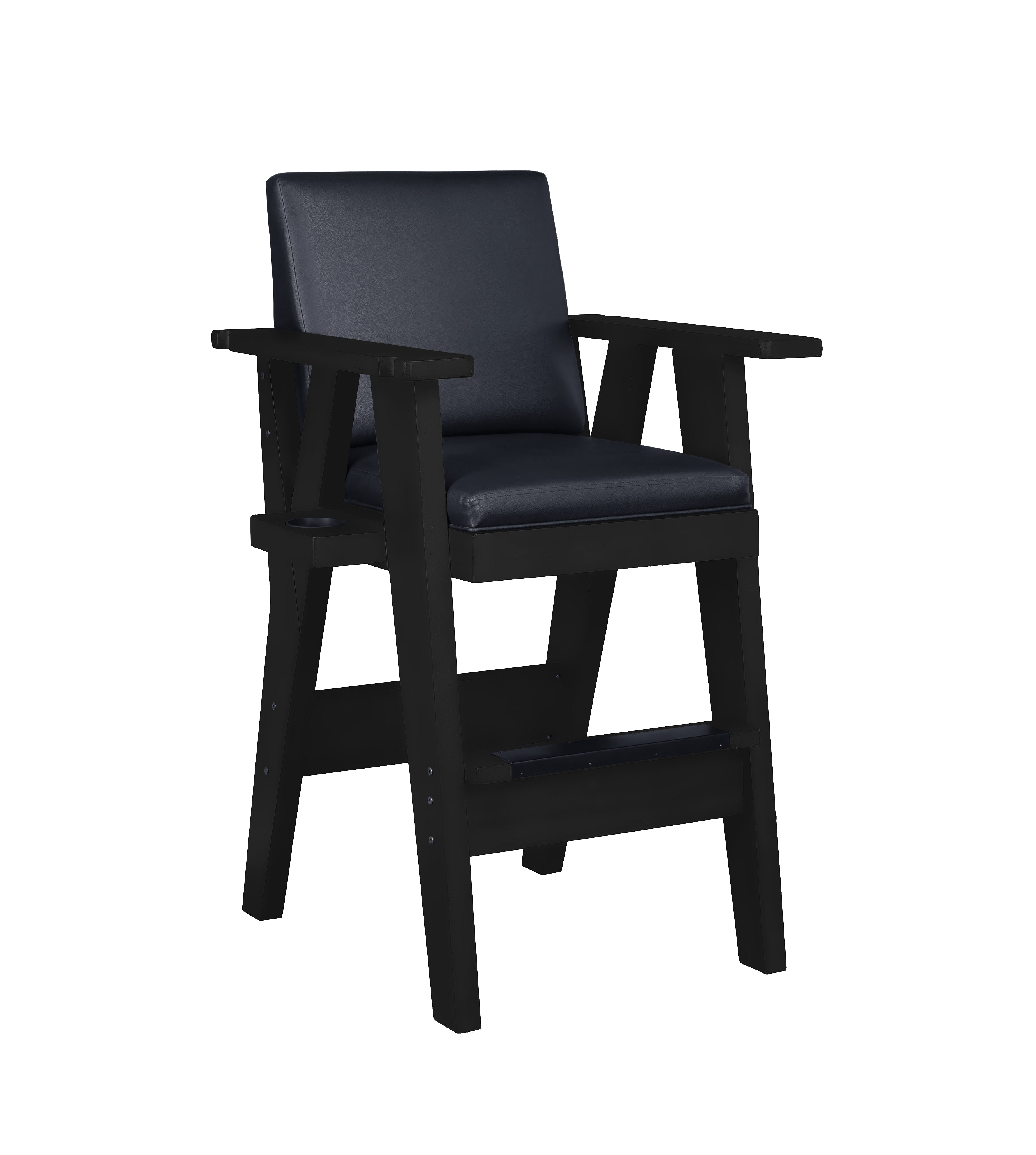Legacy Billiards Sterling Spectator Chair in Raven Finish