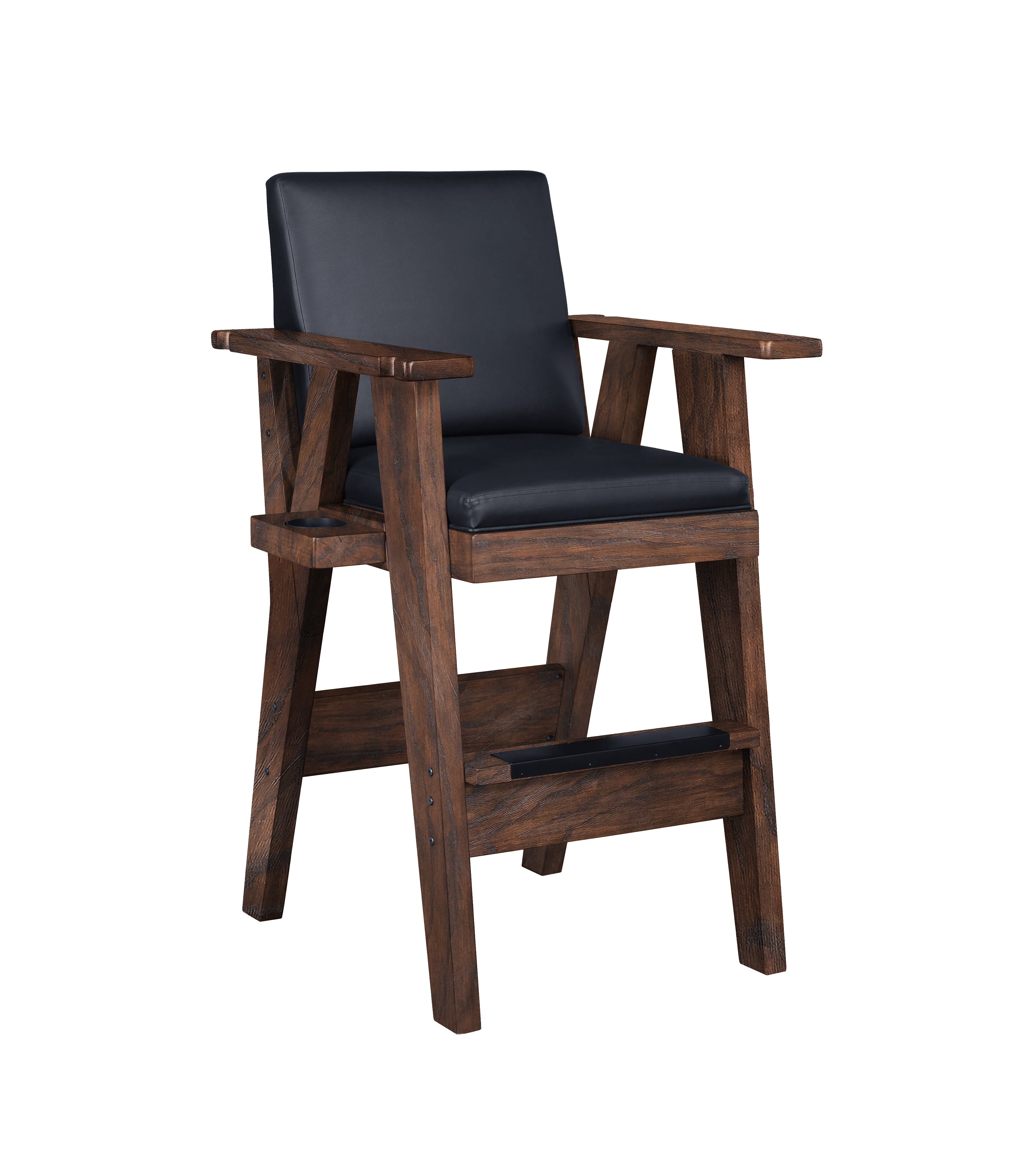 Legacy Billiards Sterling Spectator Chair in Whiskey Barrel Finish