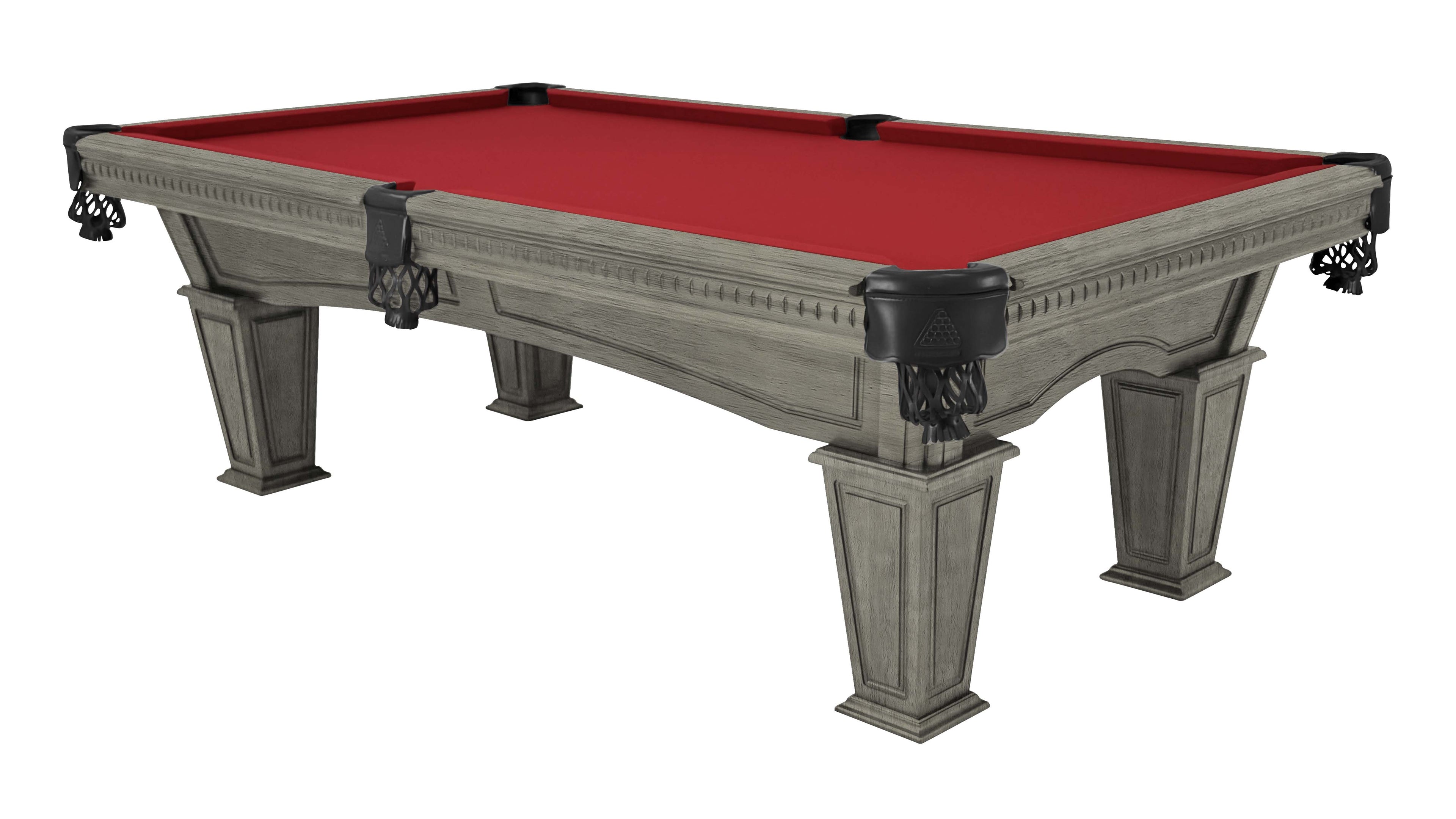 FINISH-Ash Grey Indoor-CLOTH-Fire Engine Red (Worsted)