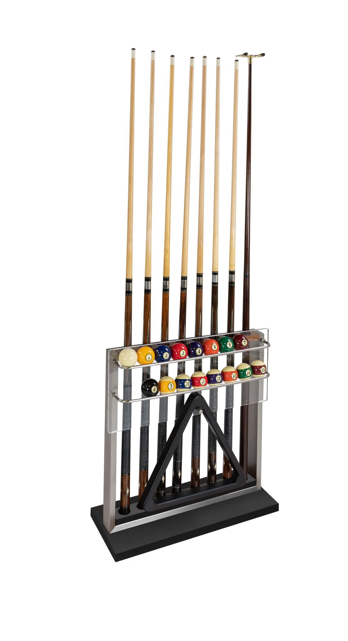 Legacy Billiards Aria Cue Rack in Raven Finish