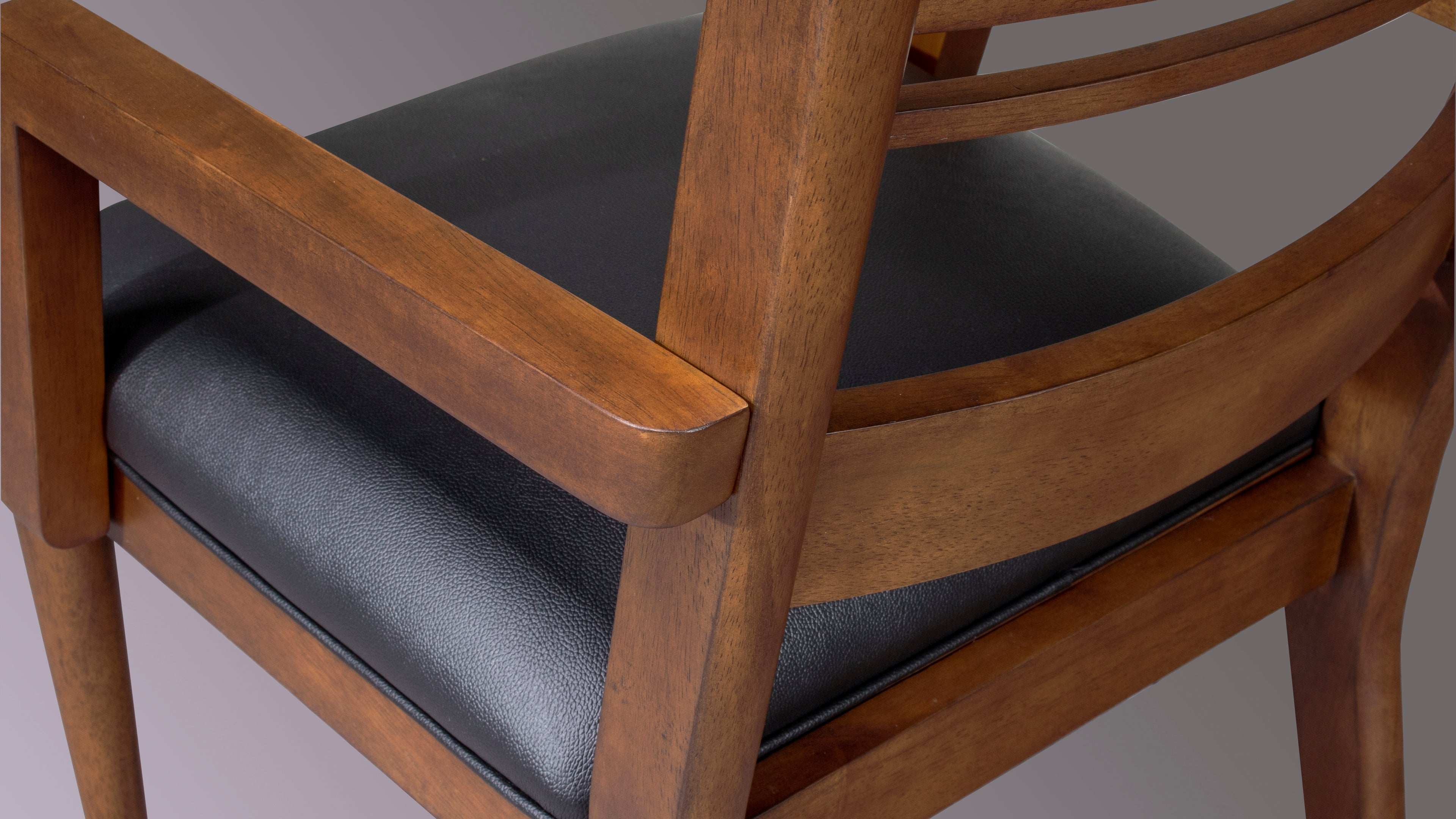 Legacy Billiards Collins Game Chair Back and Arm Closeup