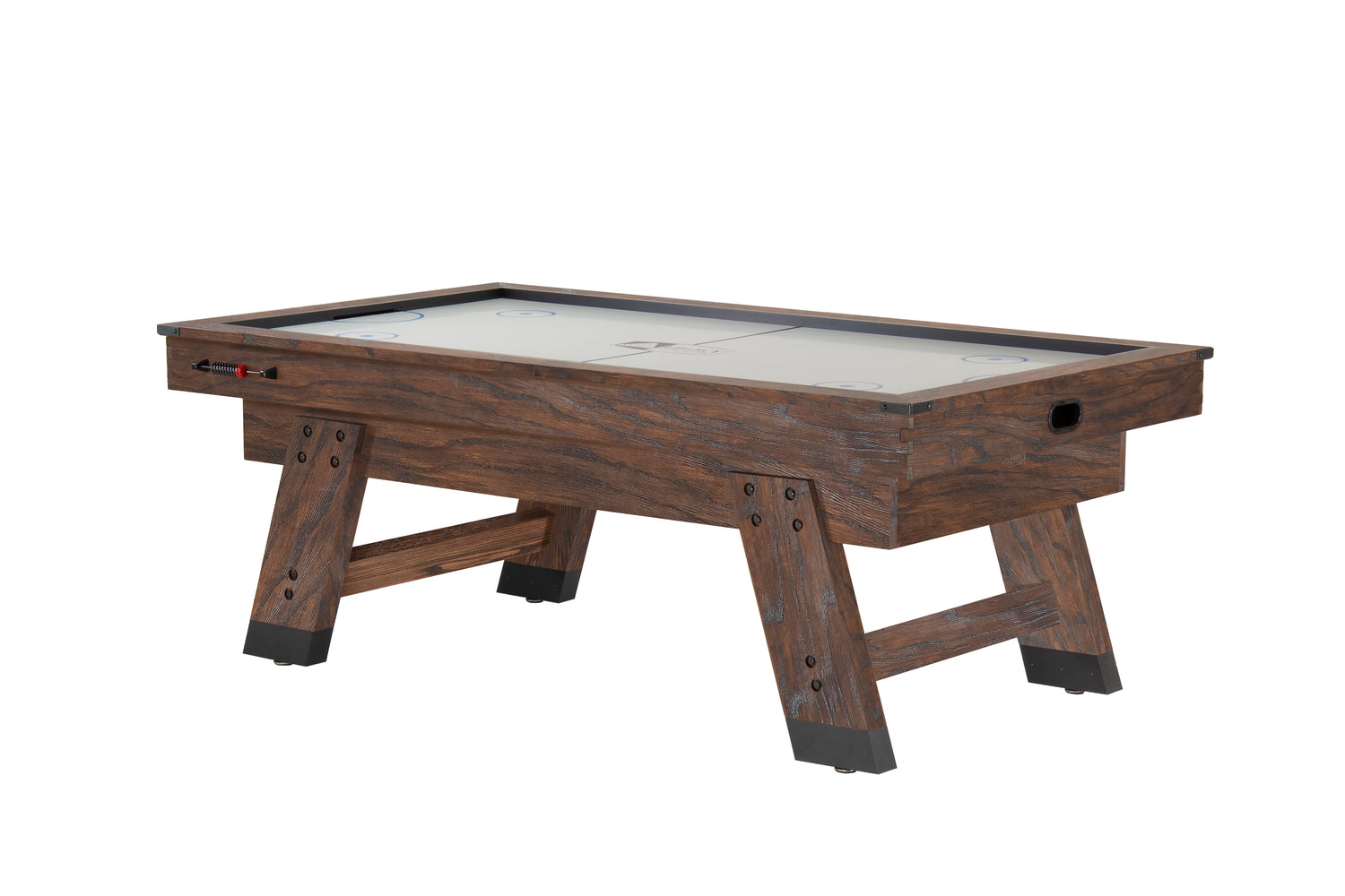 Legacy Billiards Barren Air Hockey in Whiskey Barrel Finish