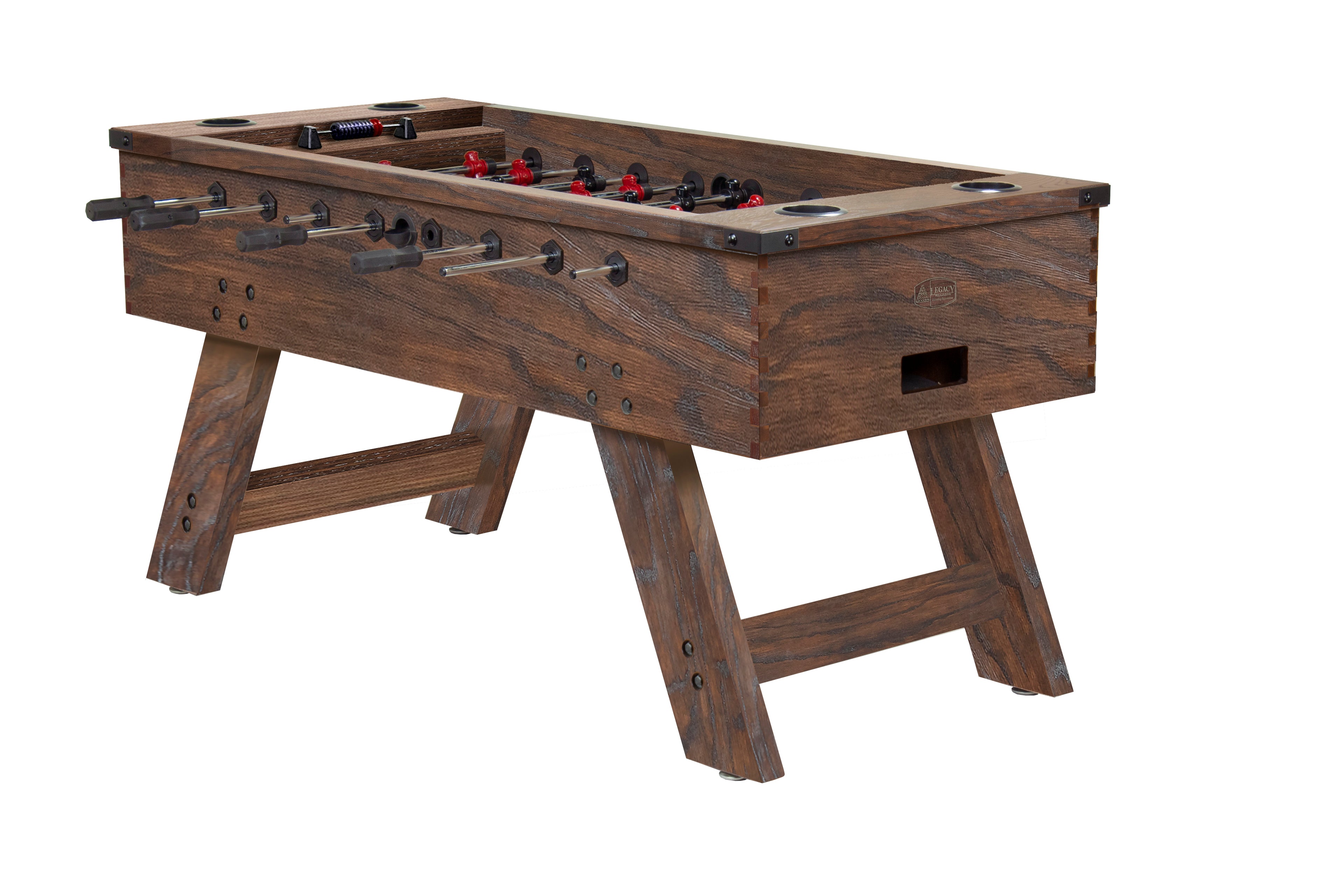 Legacy Billiards Barren Foosball Table in Whiskey Barrel Finish