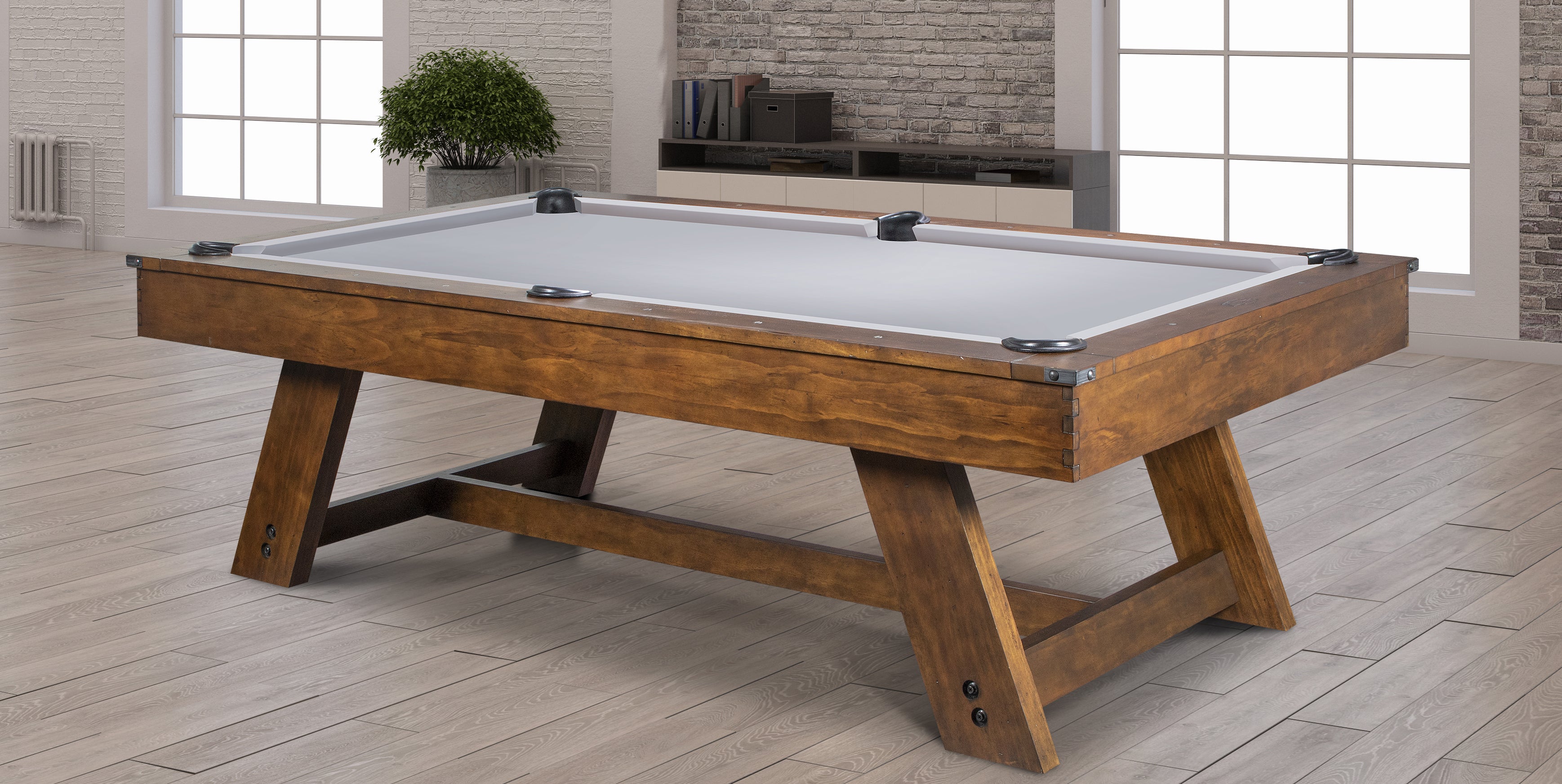 Legacy Billiards 8 Ft Barren Pool Table Room Shot