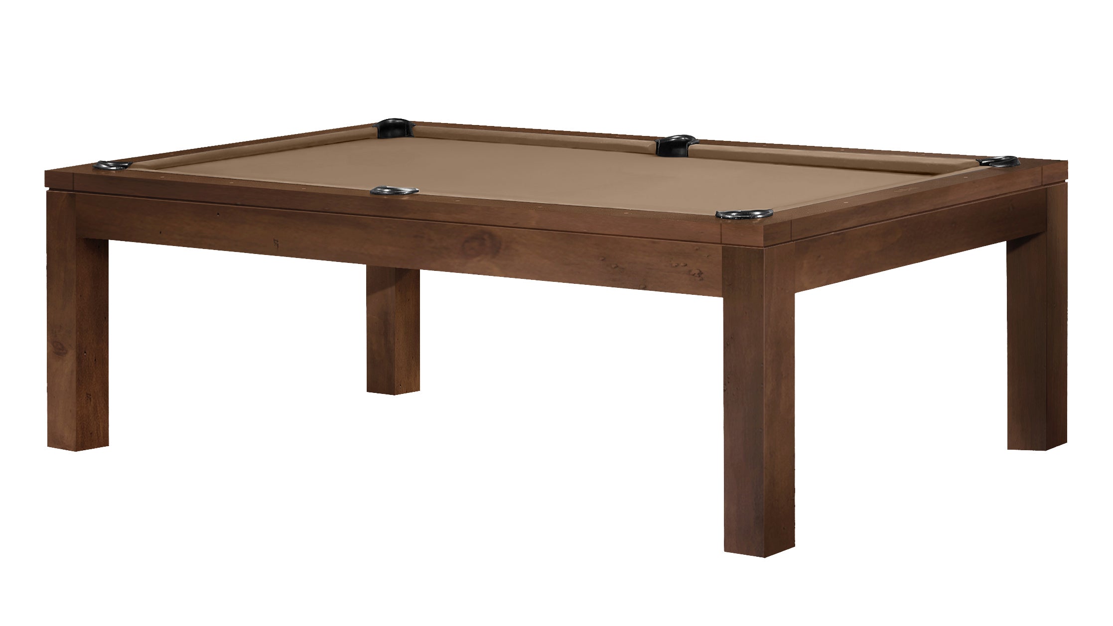 Legacy Billiards Baylor II Pool Table in Gunshot Finish with Desert Cloth