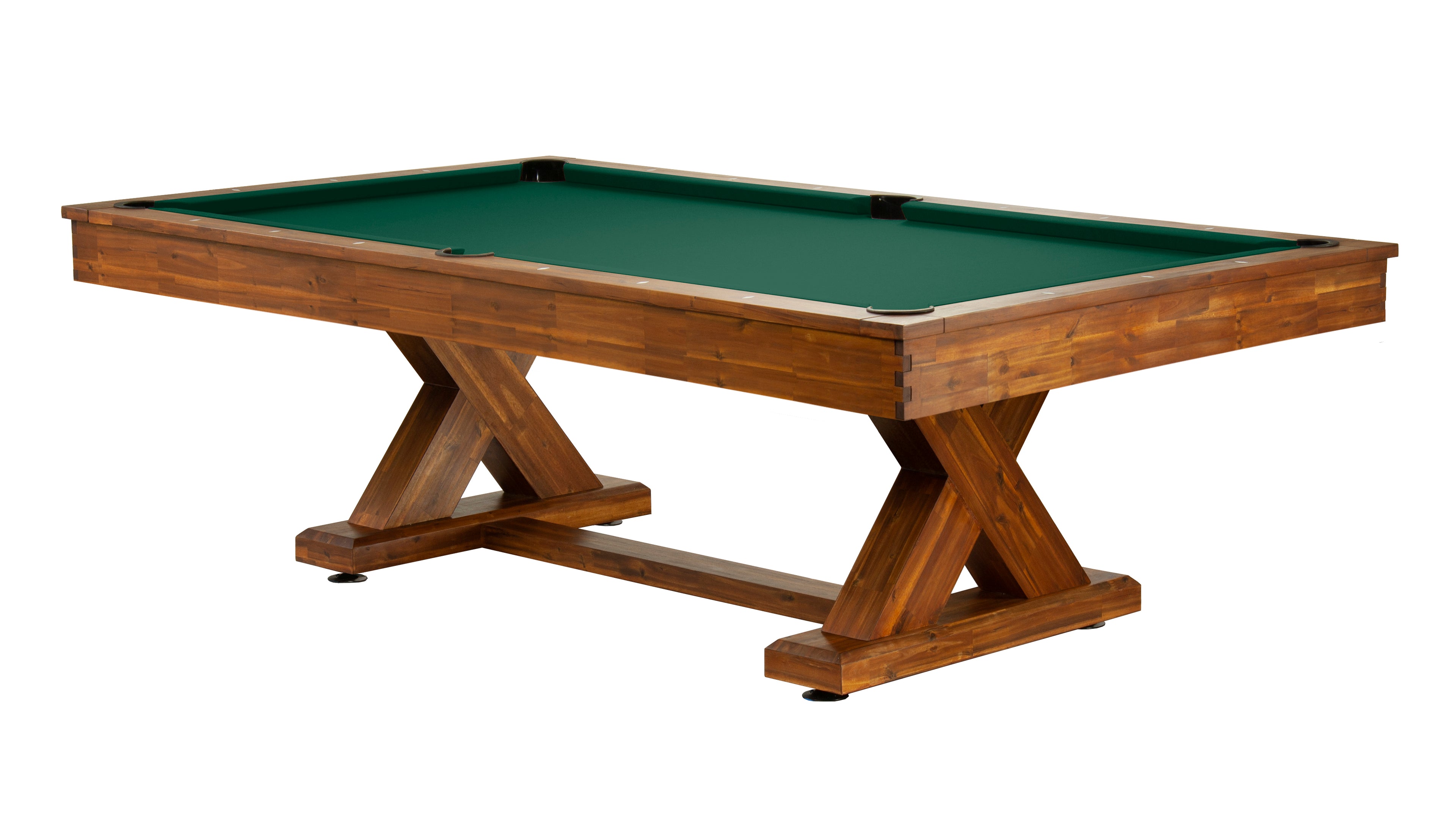 FINISH-Natural Acacia-CLOTH-Forest Green