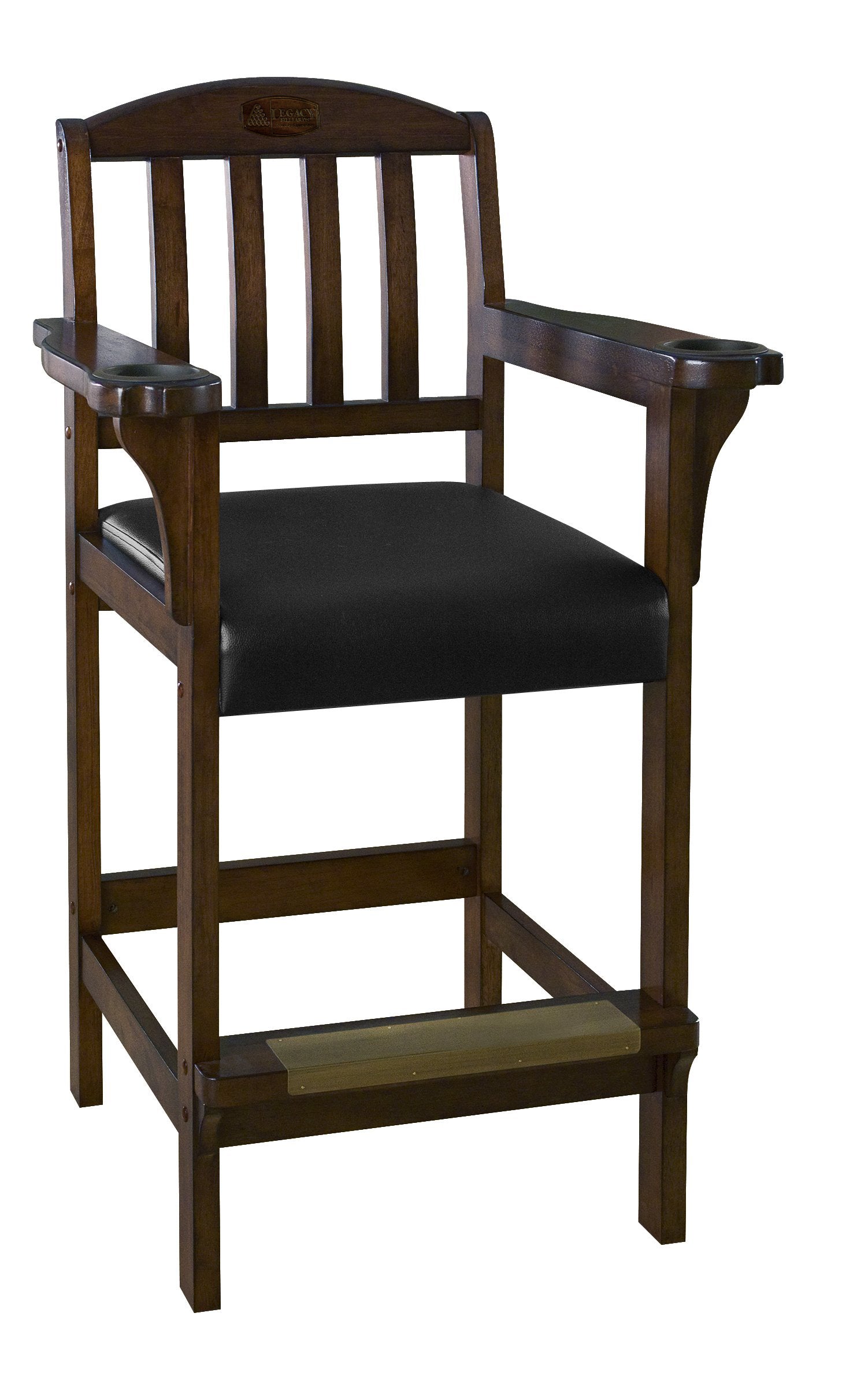 Legacy Billiards Classic Spectator Chair in Nutmeg Finish