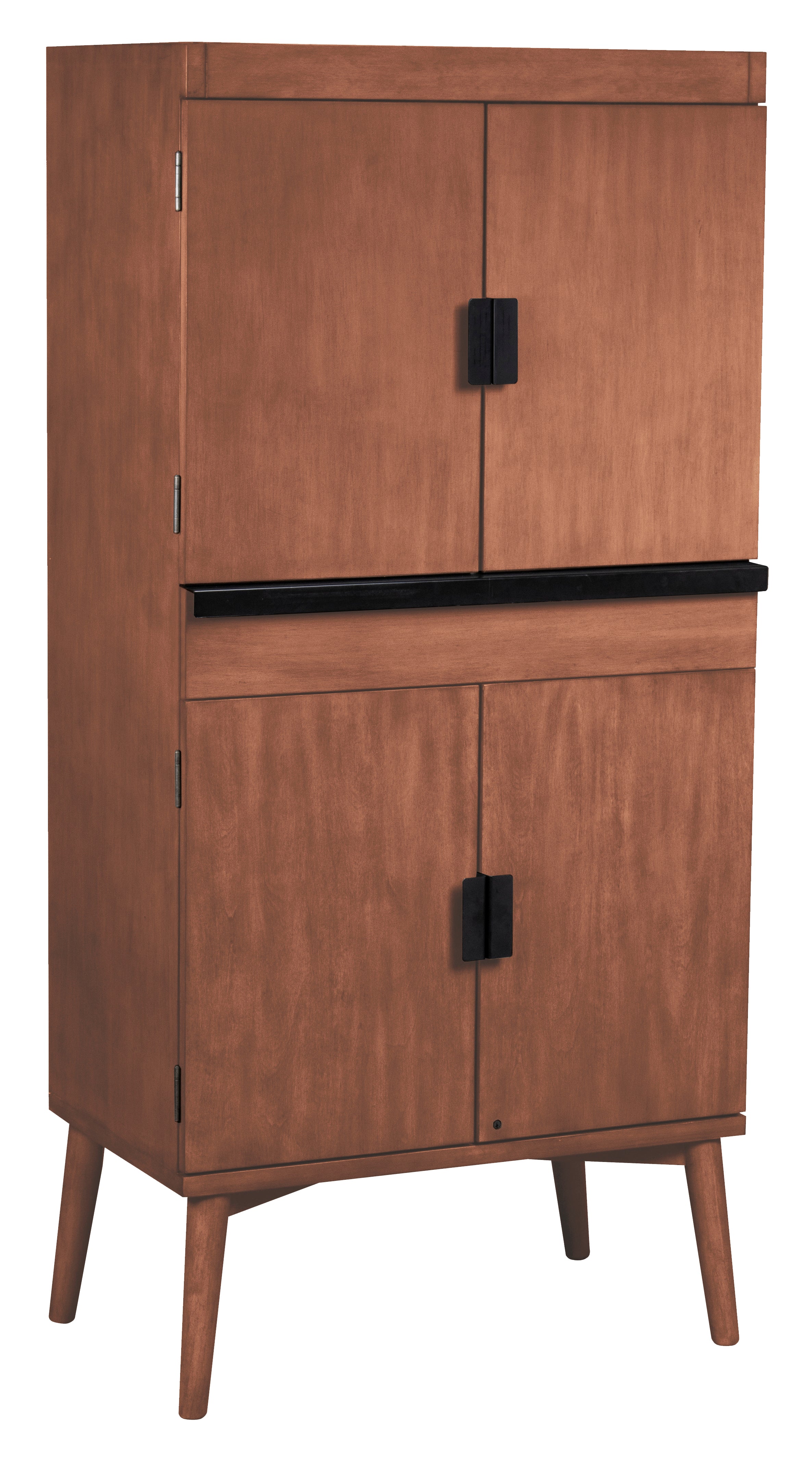 Legacy Billiards Collins Bar Cabinet in Walnut Finish