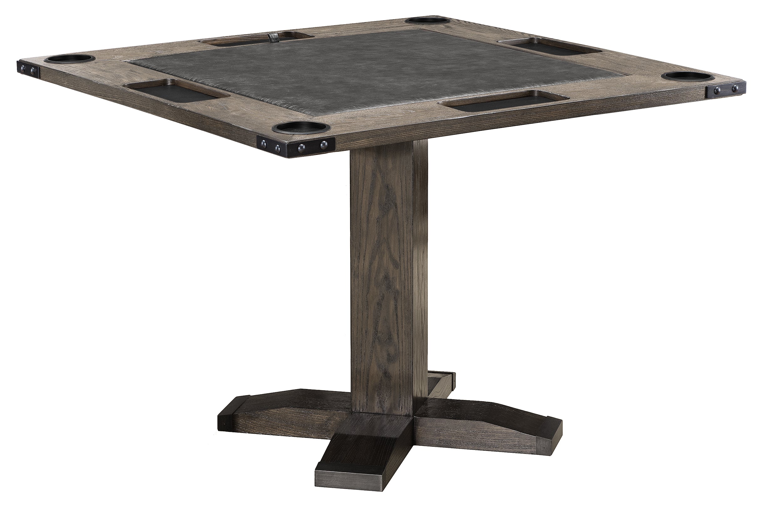 Legacy Billiards Rustic Game Table in Gunshot Finish