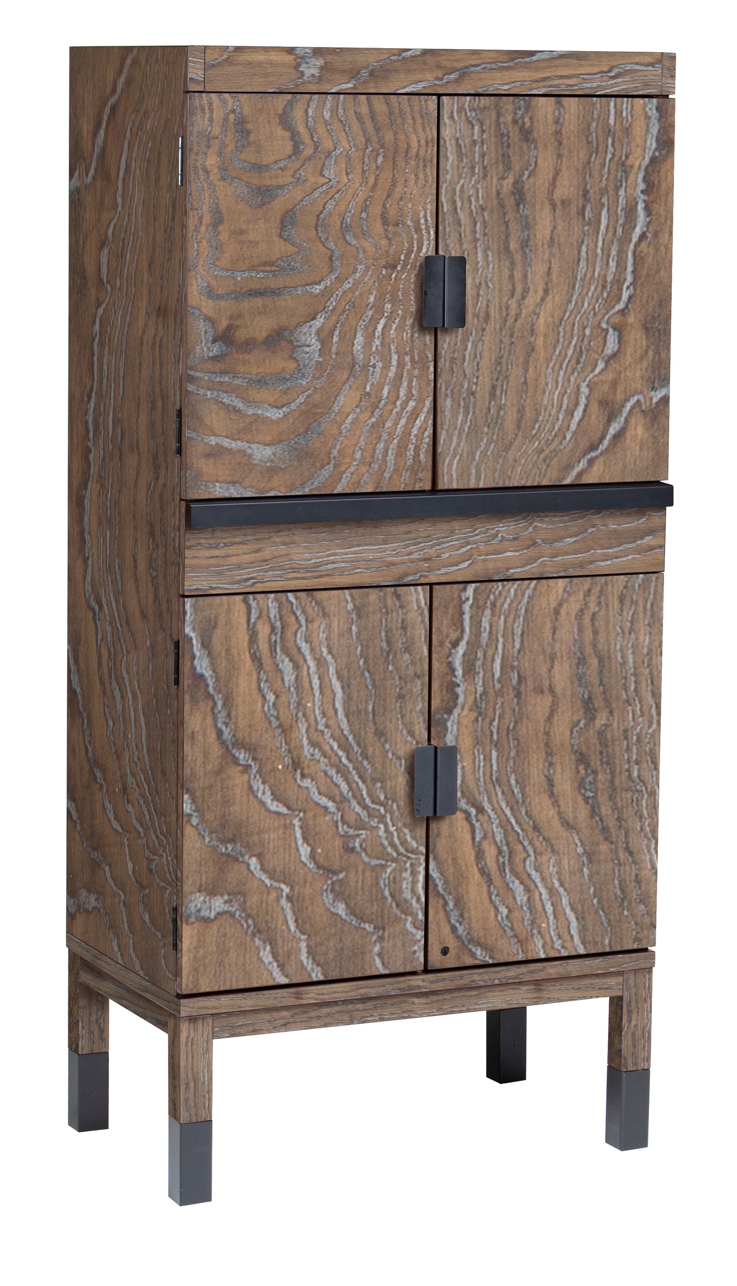 Legacy Billiards Harpeth Bar Cabinet in Smoke Finish