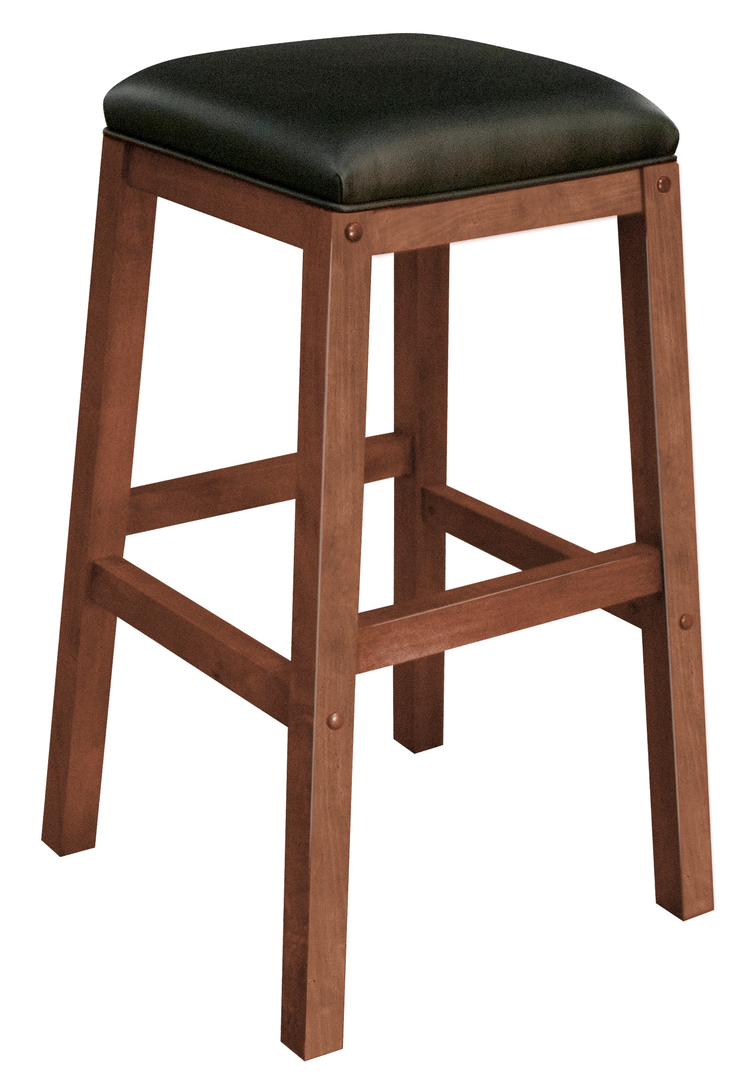 Legacy Billiards Heritage Backless Barstool in Walnut Finish