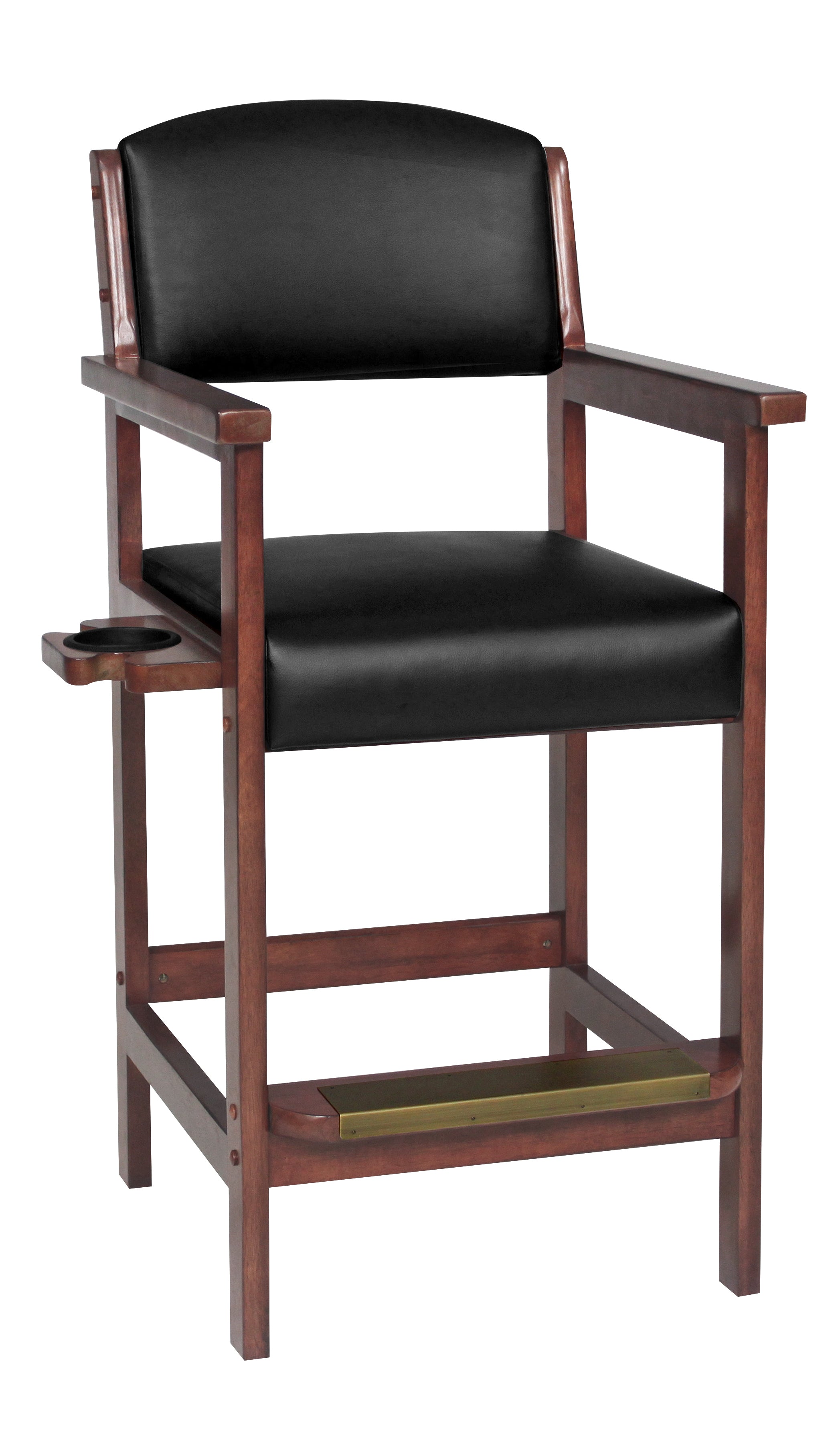 Legacy Billiards Heritage Spectator Chair in Walnut Finish