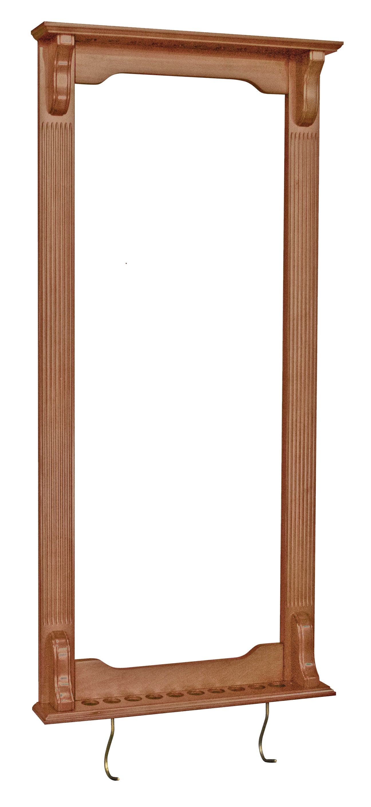 Legacy Billiards Heritage Wall Cue Rack in Walnut Finish