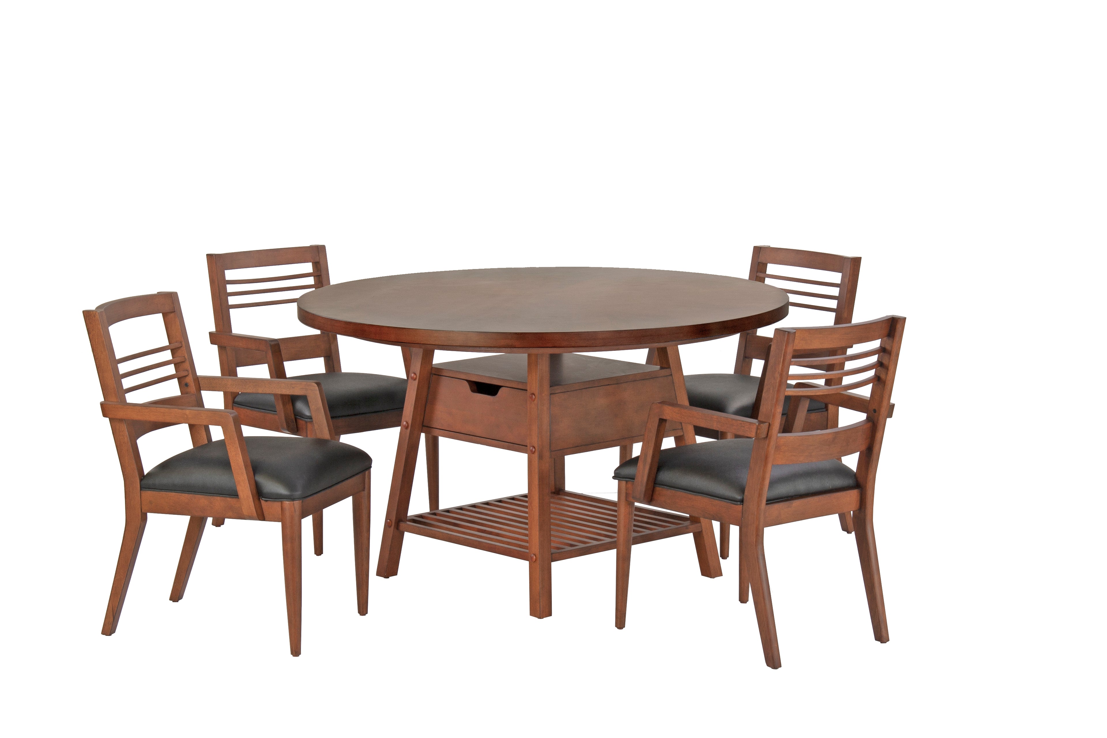 Legacy Billiards Obey 2 in 1 Game Table with 4 Collins Game Chairs Dining Top