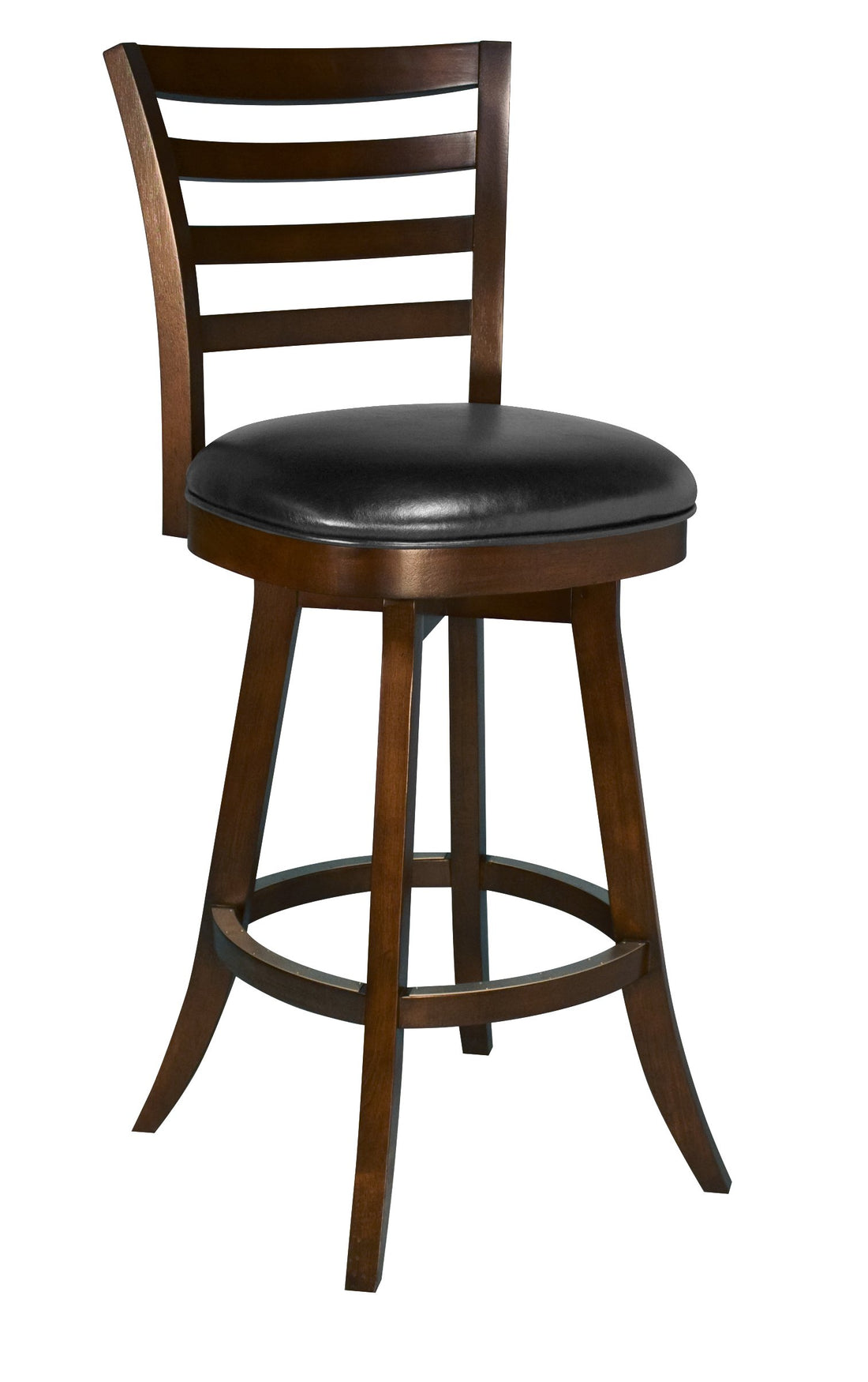 Legacy Billiards Sterling Backed Barstool in Nutmeg Finish