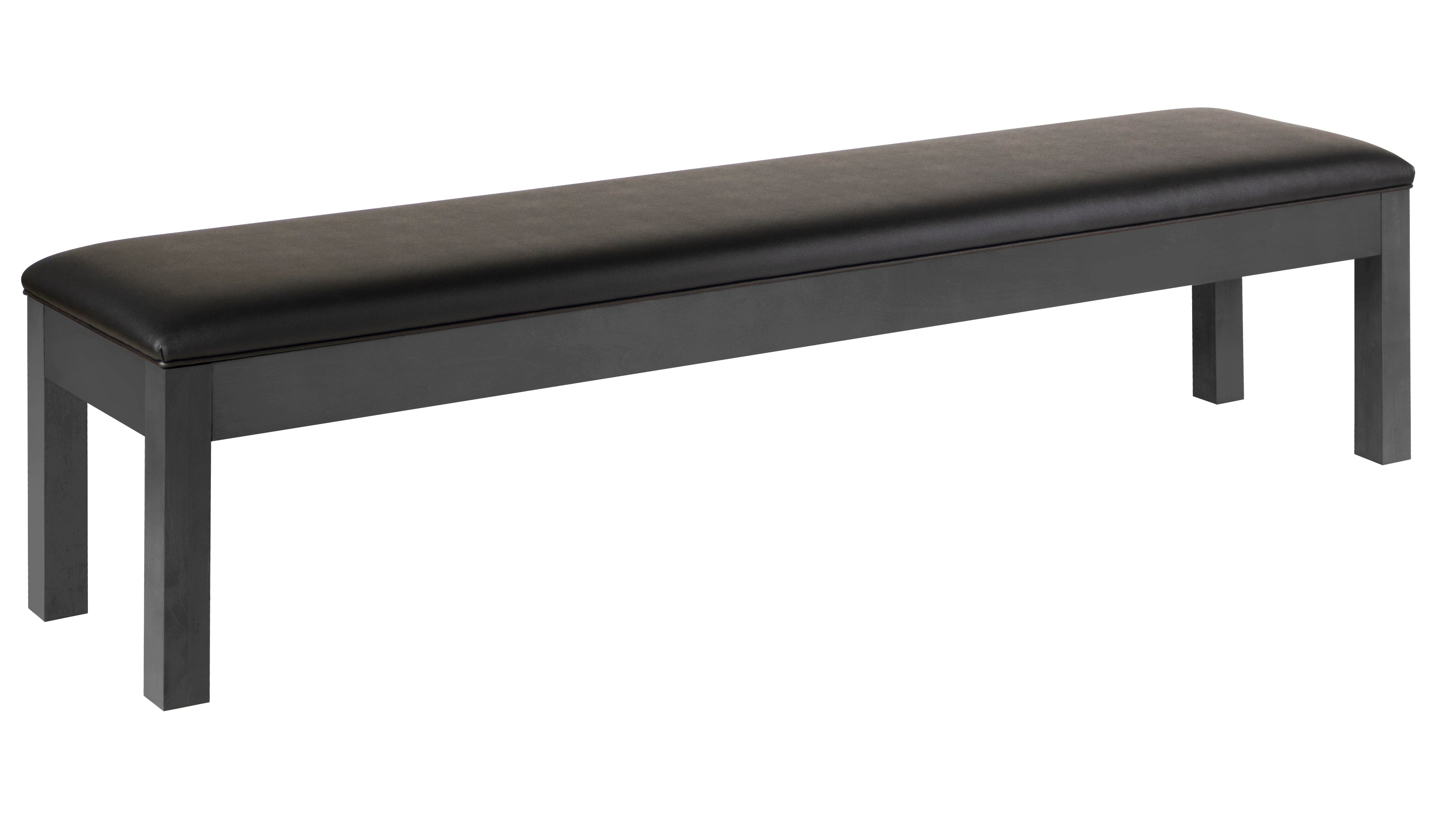 Legacy Billiards Baylor Dining Storage Bench in Raven Finish