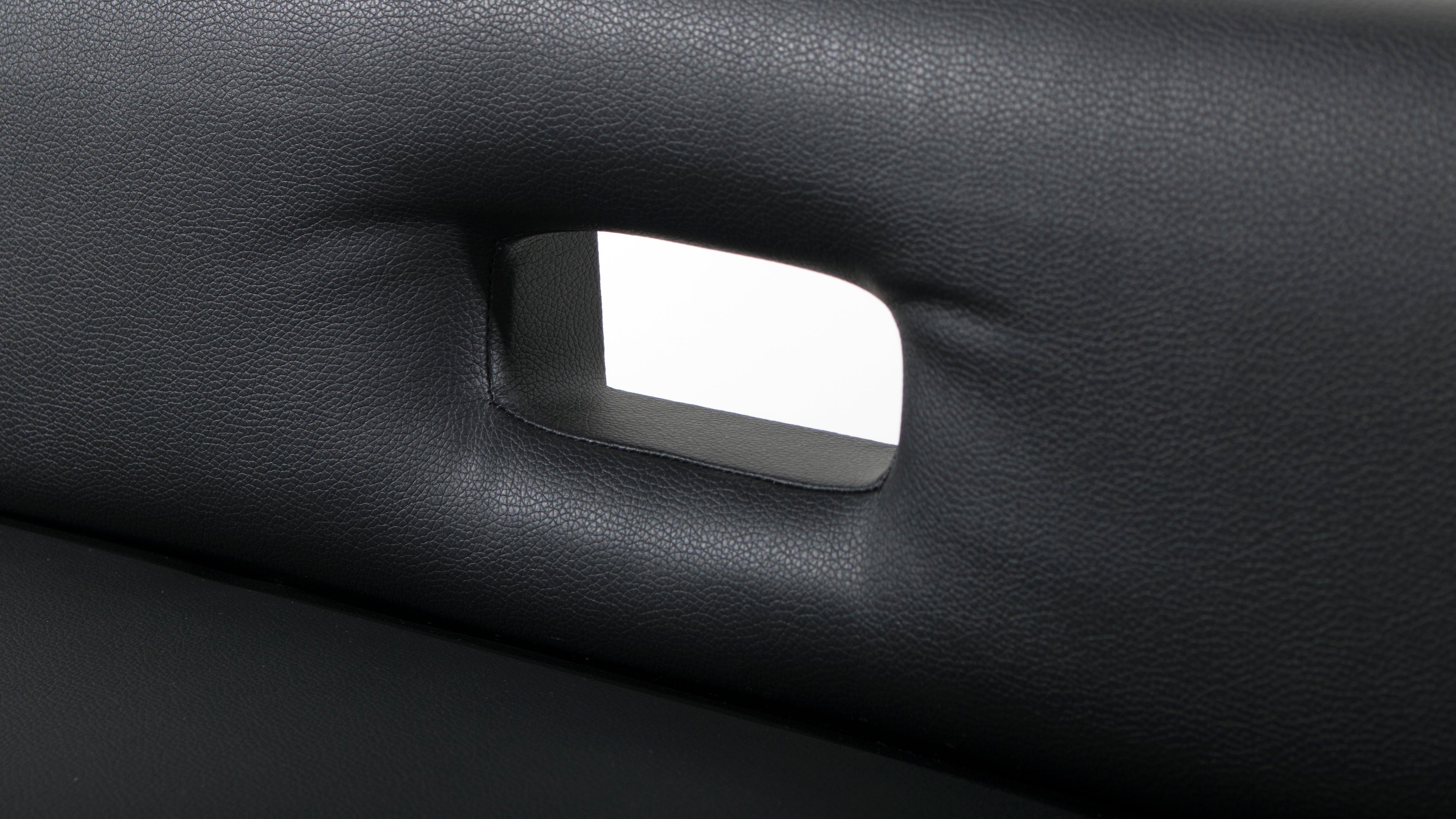 Legacy Billiards Baylor Backed Dining Bench Back Cushion Closeup