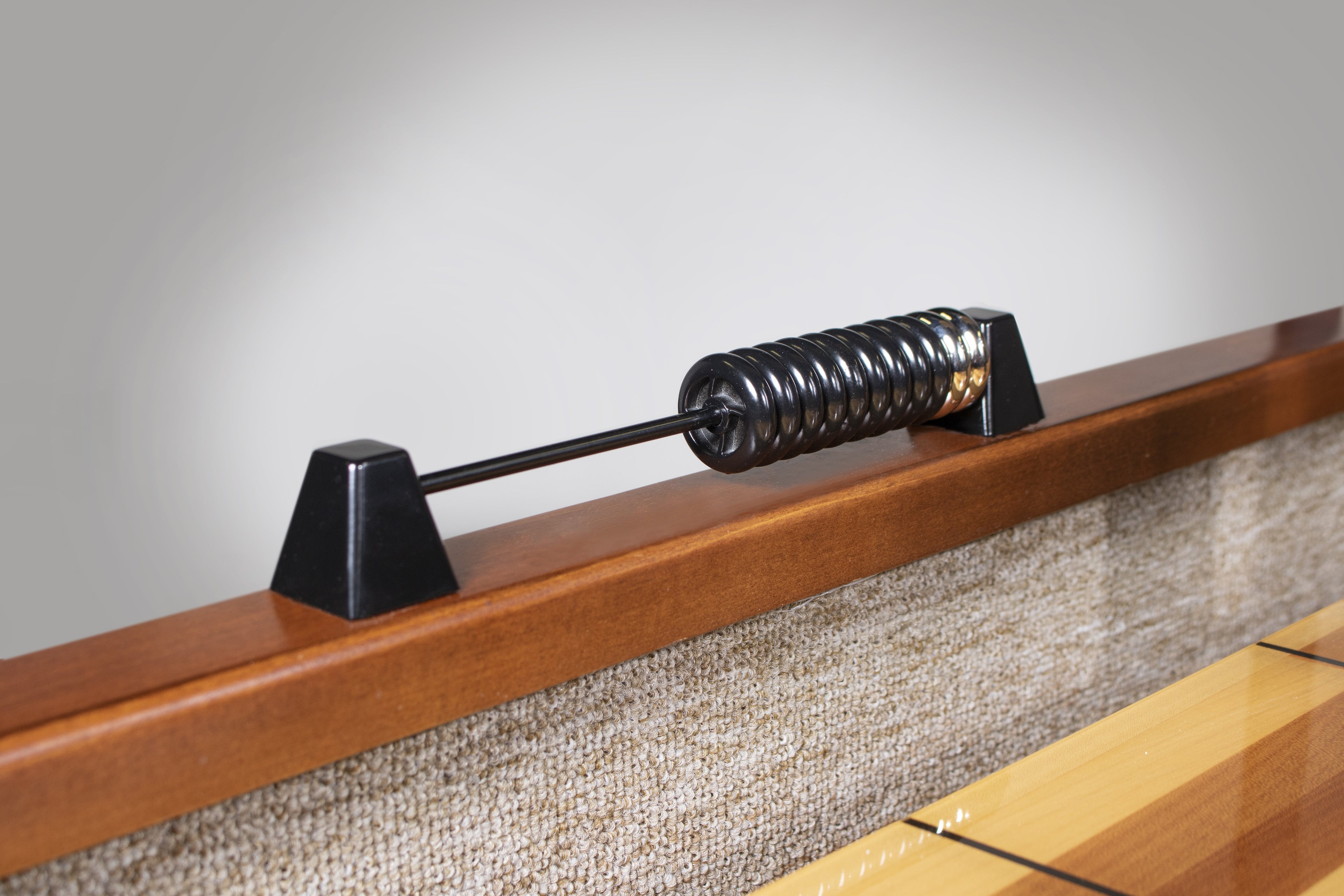 Legacy Billiards 12 Ft Elite Shuffleboard Abacus Scorer Closeup