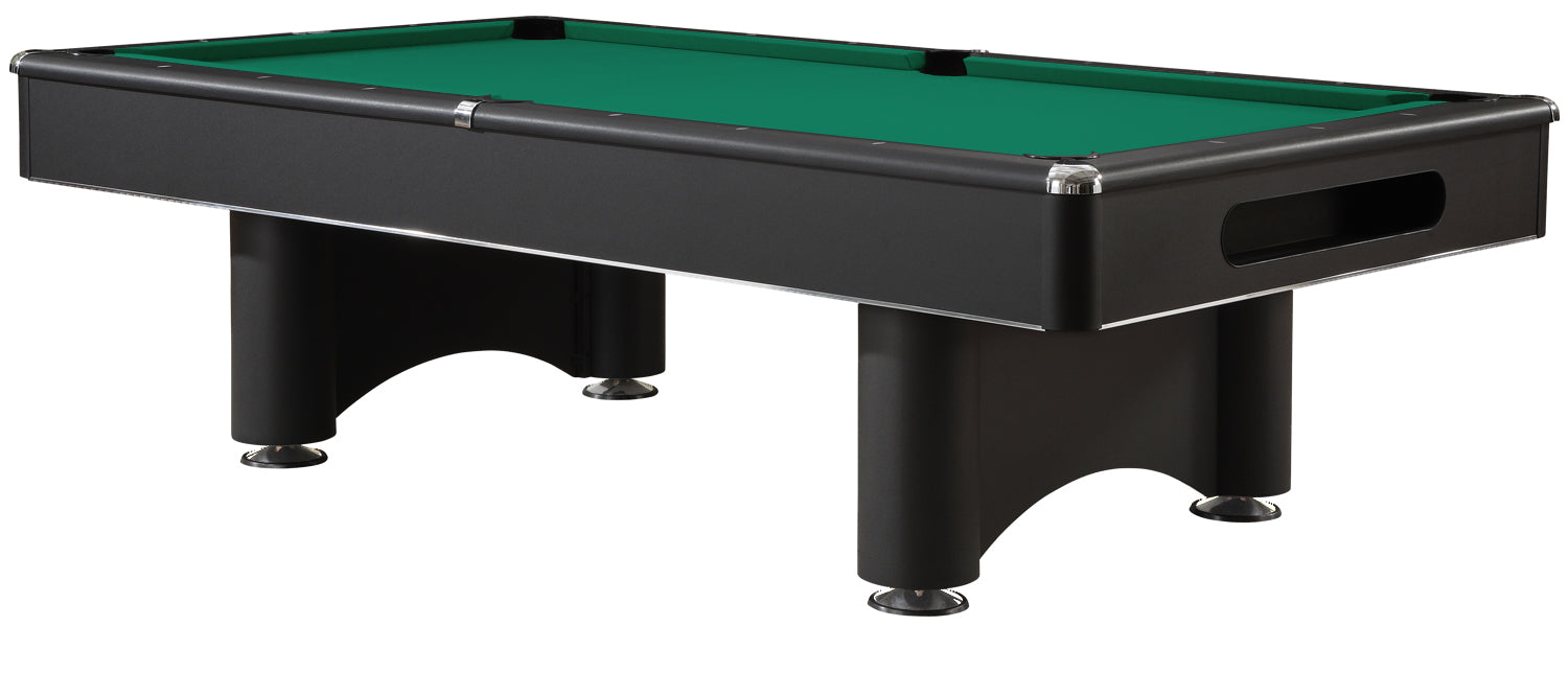 Legacy Billiards 8 Ft Destroyer Pool Table in Graphite Finish with Green Cloth