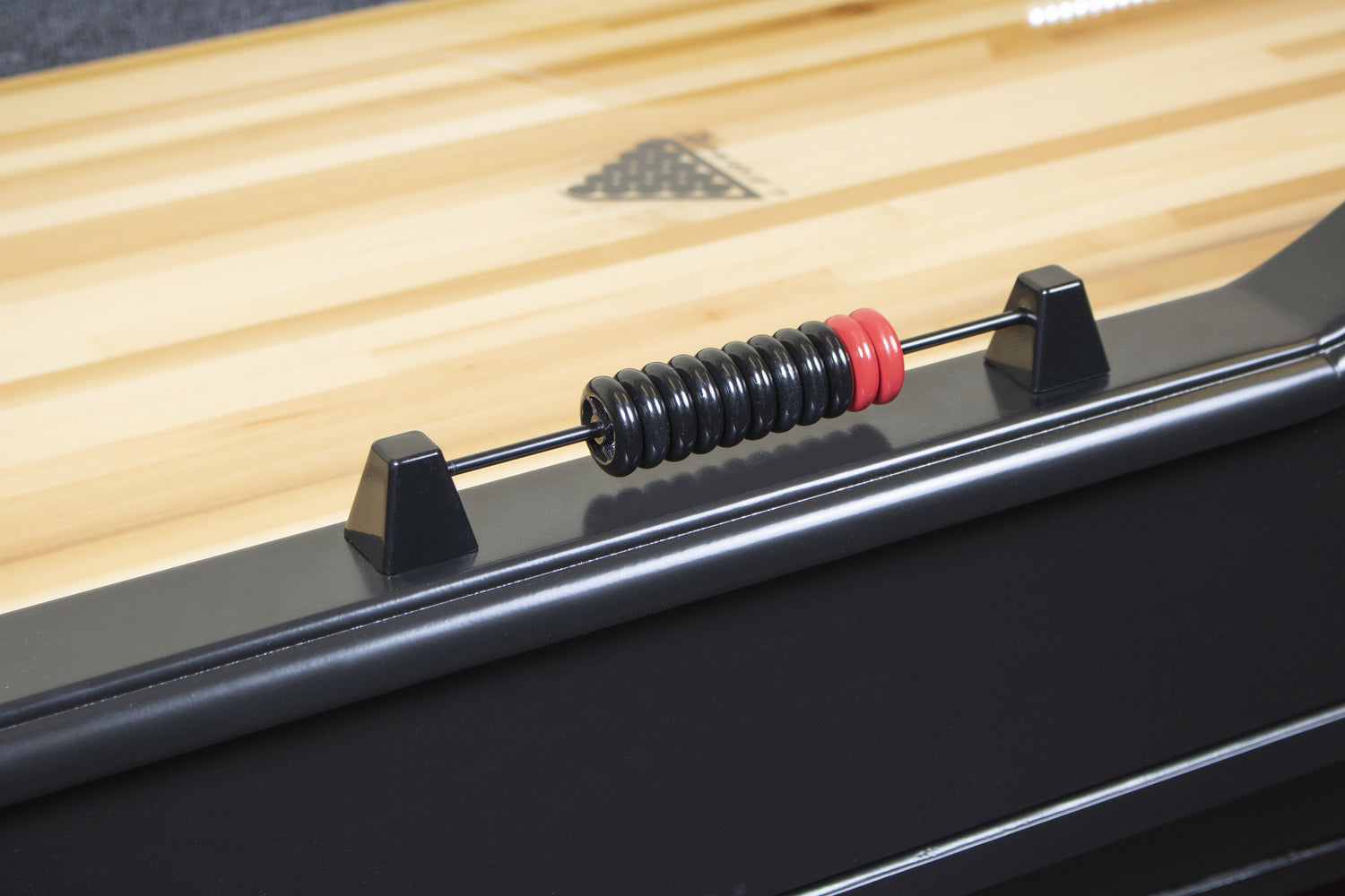 Legacy Billiards 12 Ft Ella Shuffleboard Abacus Scorer Closeup