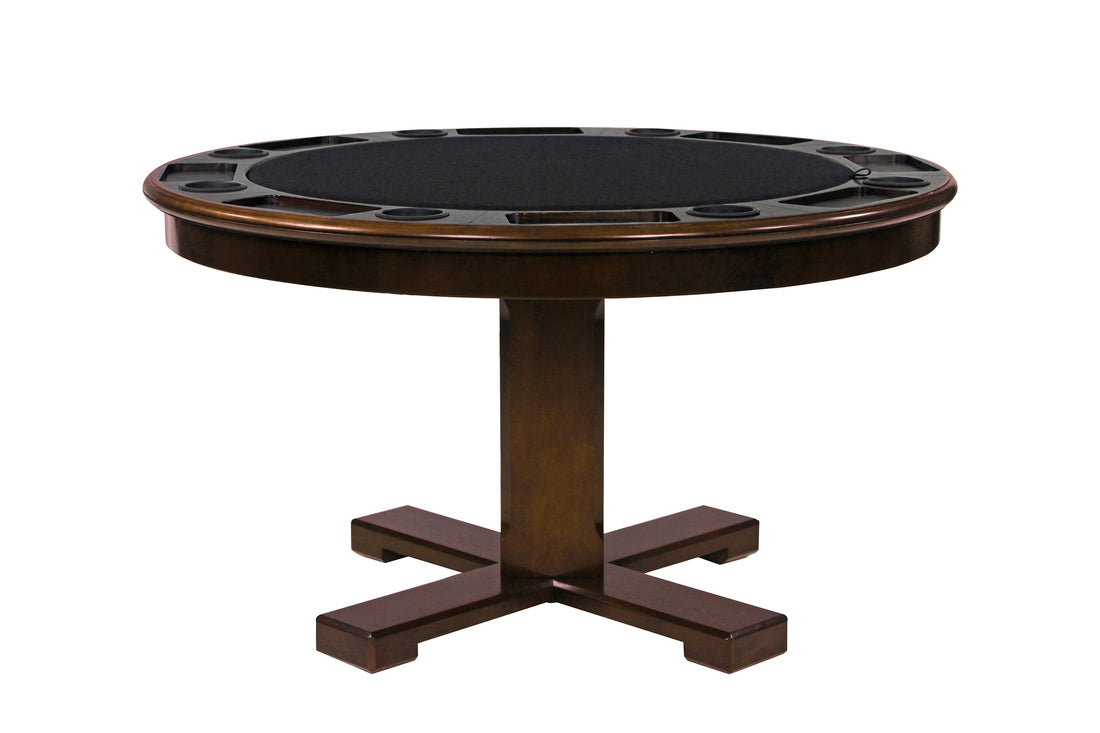 Legacy Billiards Heritage 3 in 1 Game Table with Poker, Dining and Bumper Pool in Nutmeg Finish Primary Image