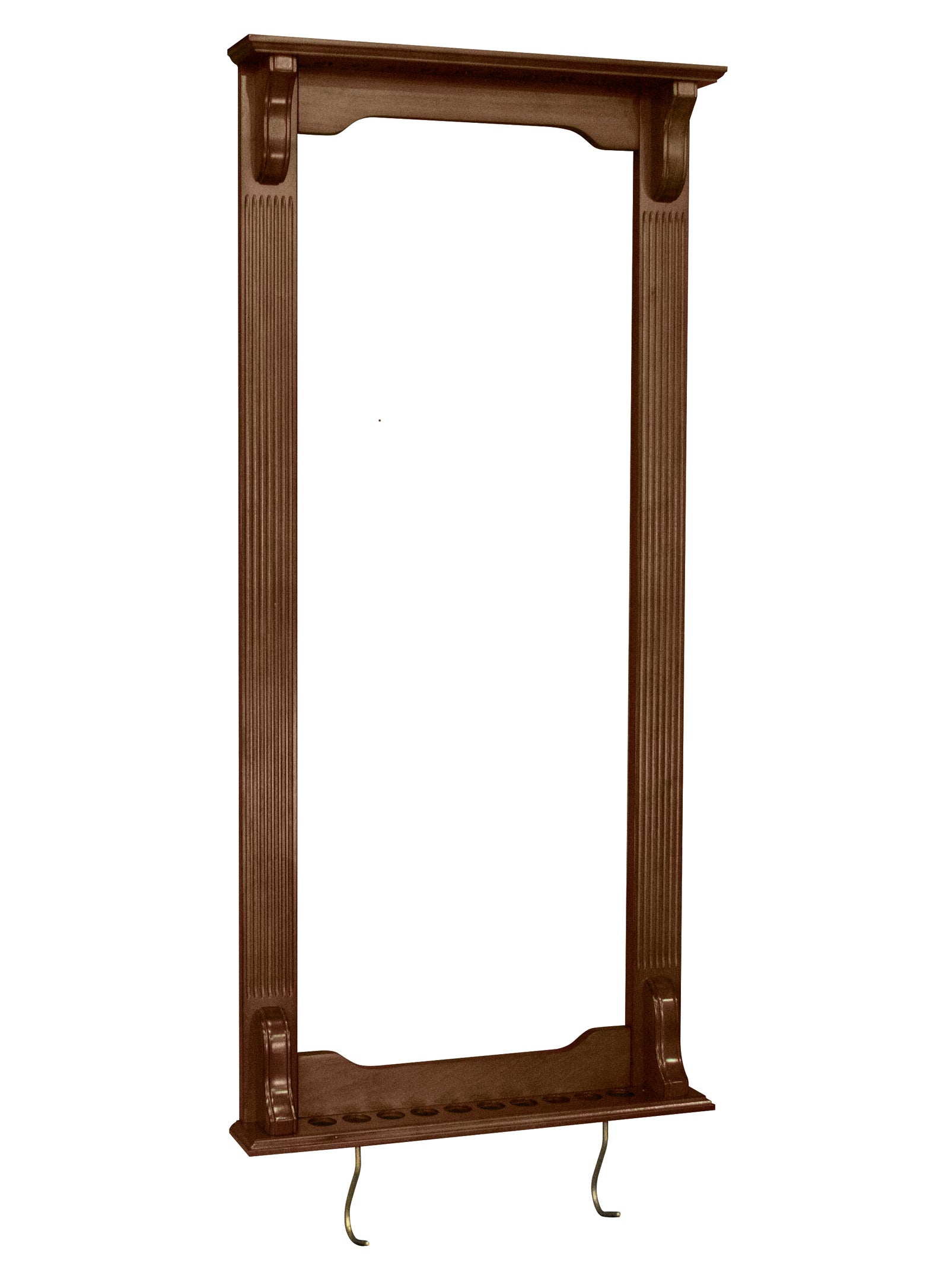 Legacy Billiards Heritage Wall Cue Rack in Nutmeg Finish