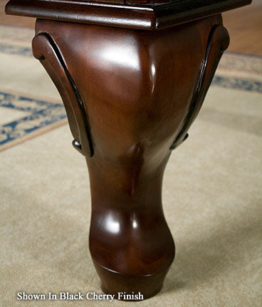 Legacy Billiards 8 Ft Mallory Pool Table Leg Closeup