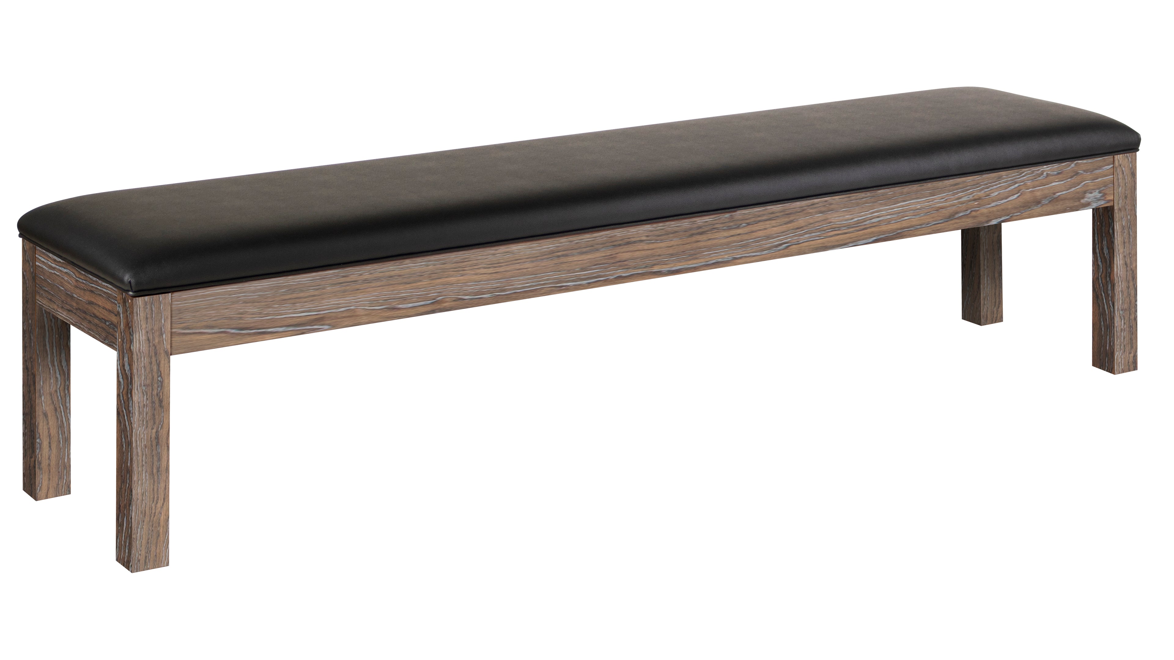 Legacy Billiards Baylor Dining Storage Bench in Smoke Finish