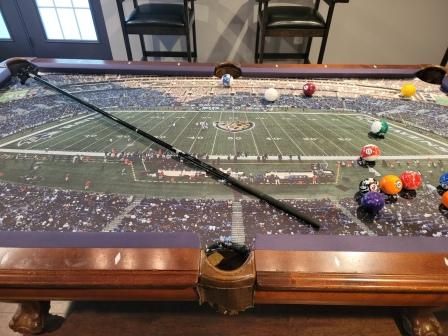Custom Printed Pool Table Cloth - Football Field